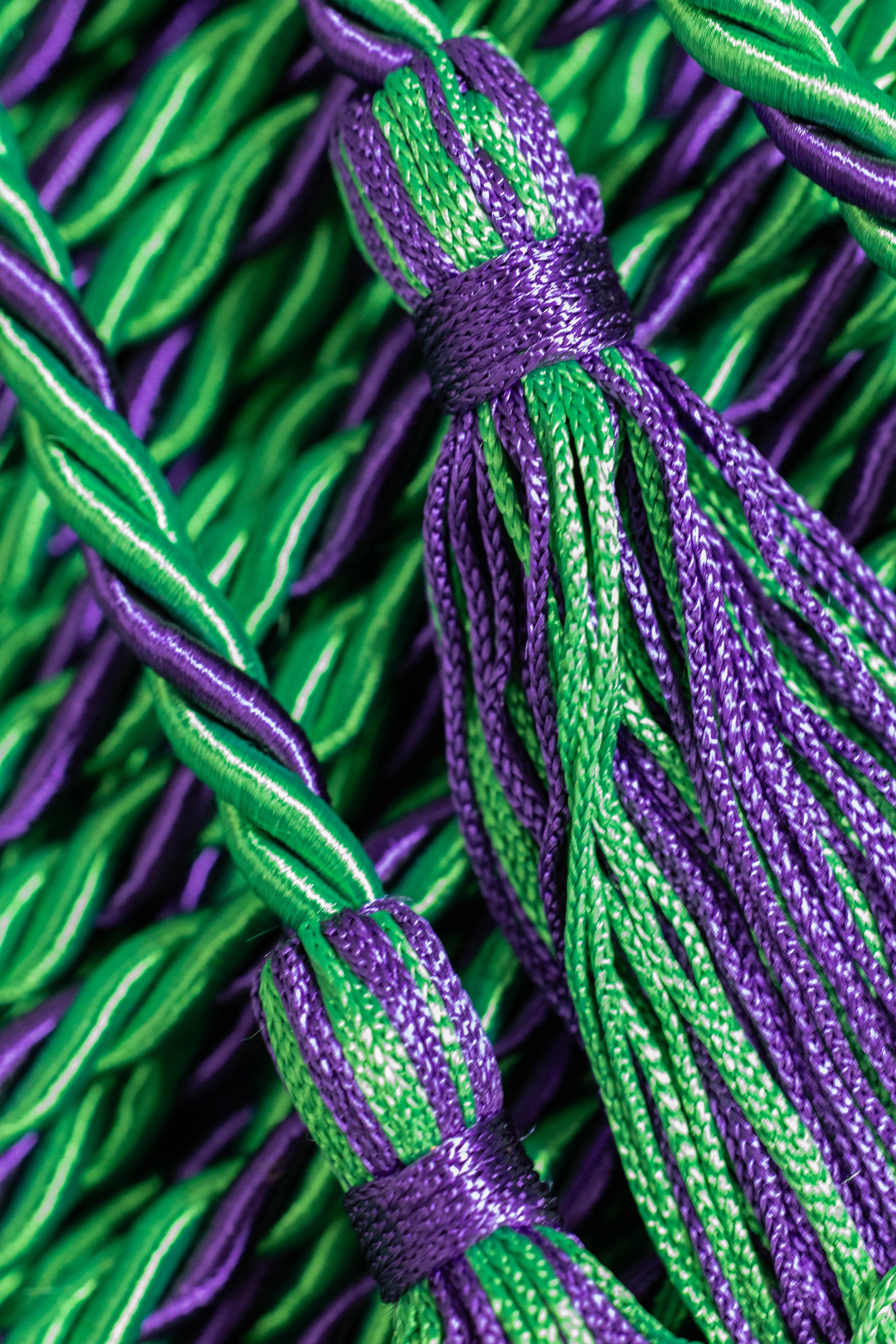 EMERALD, EMERALD, PURPLE GRADUATION CORD, HONOR CORD