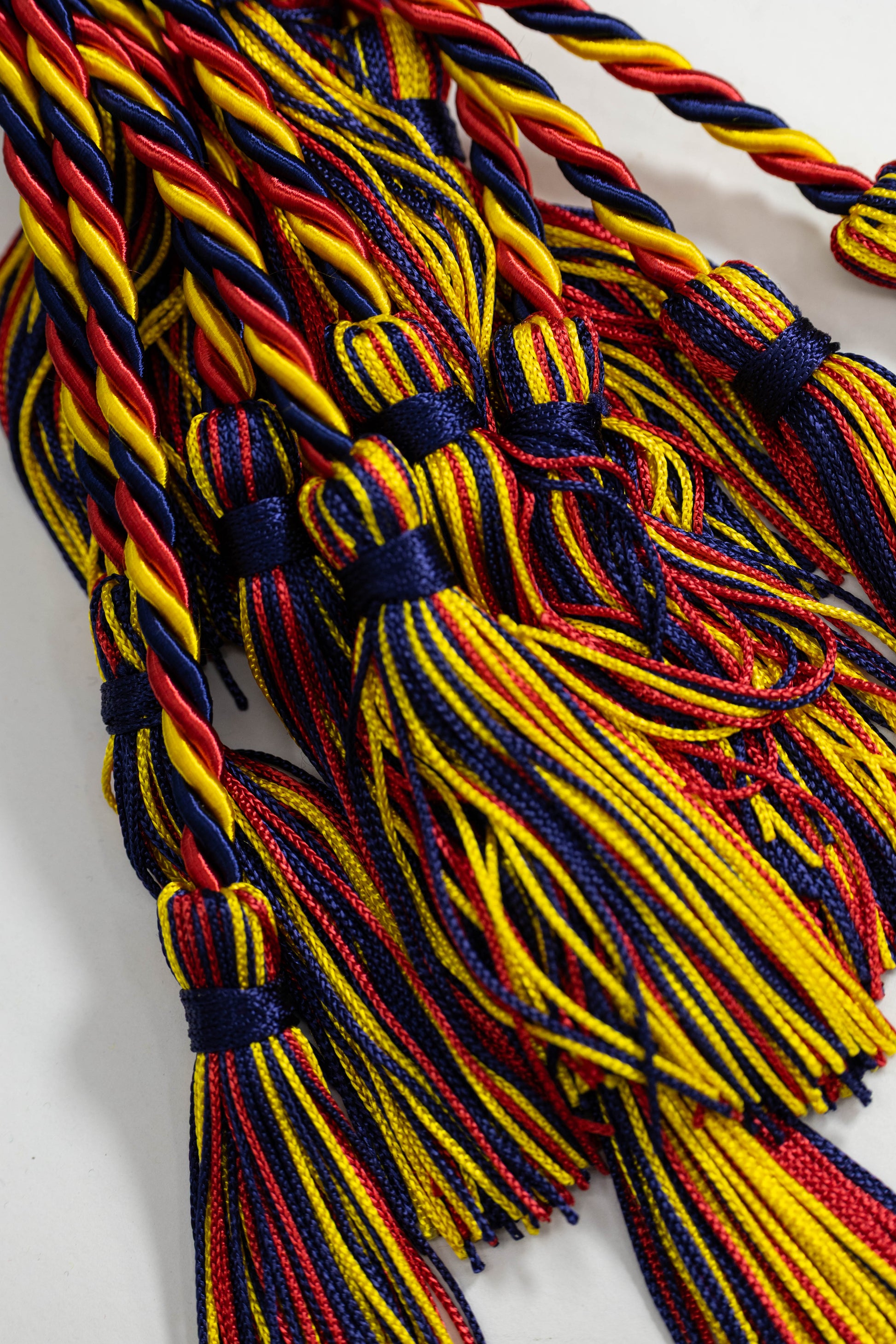 Gold, Navy, Red Graduation cord, Honor Cord