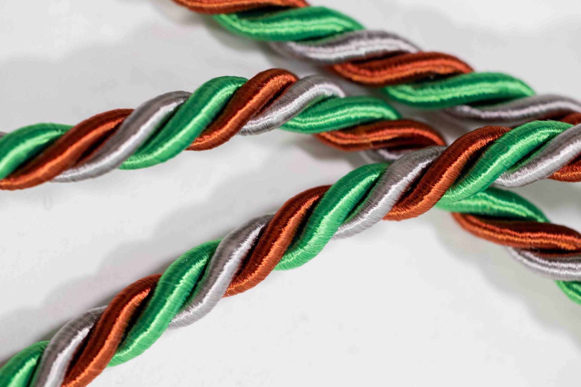 COPPER, EMERALD, SILVER GRADUATION CORD, HONOR CORD