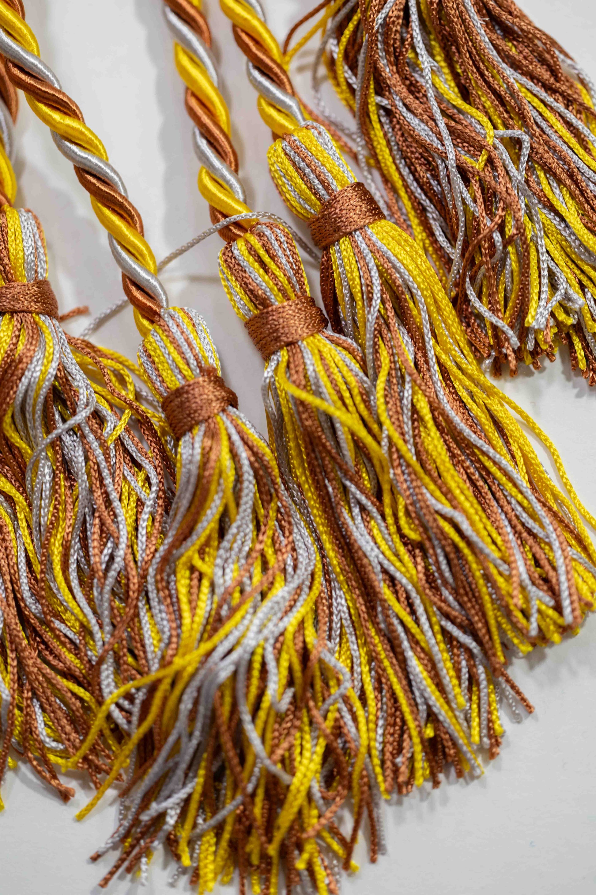 COPPER, GOLD, SILVER GRADUATION CORD, HONOR CORD