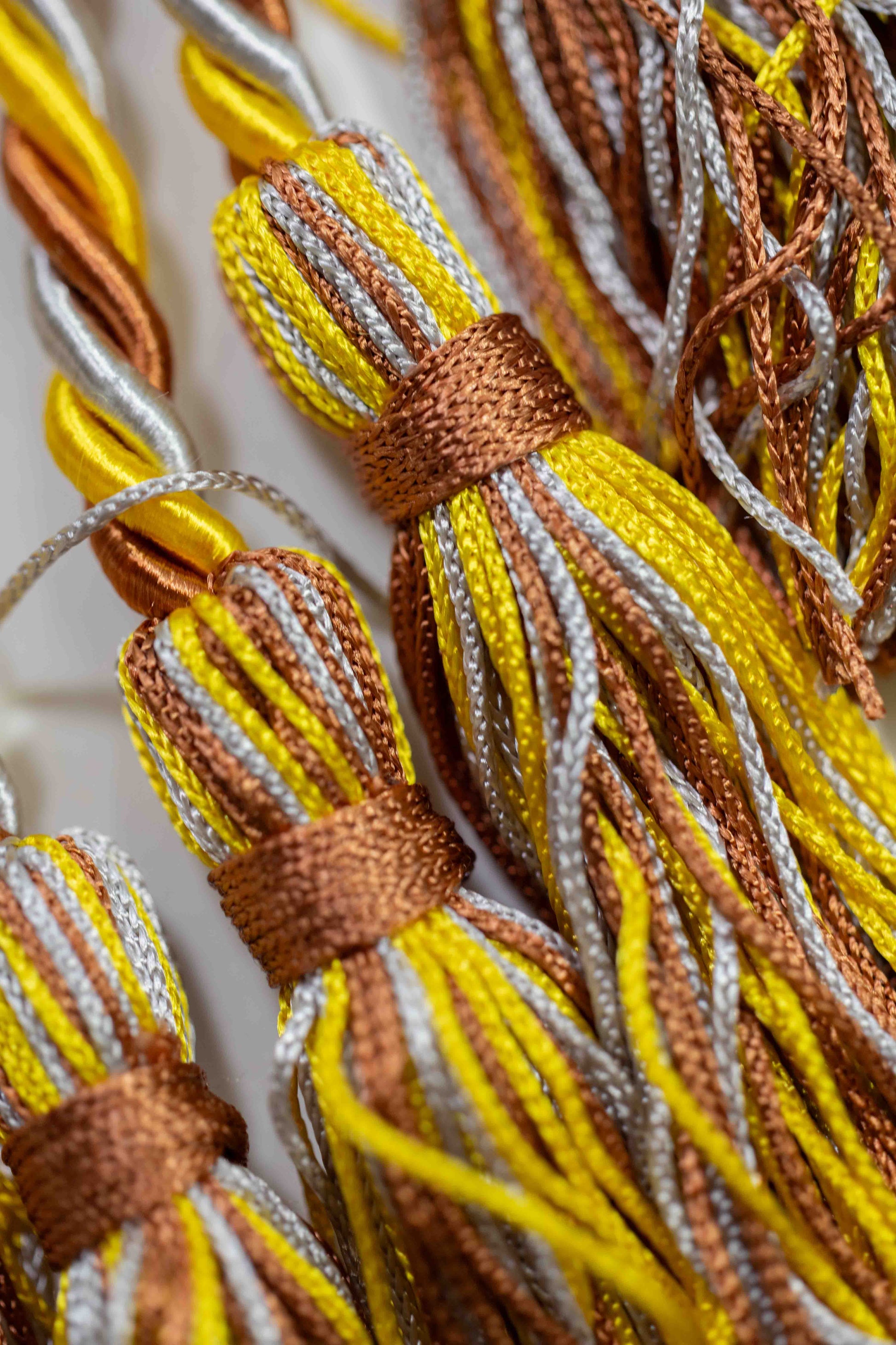 COPPER, GOLD, SILVER GRADUATION CORD, HONOR CORD
