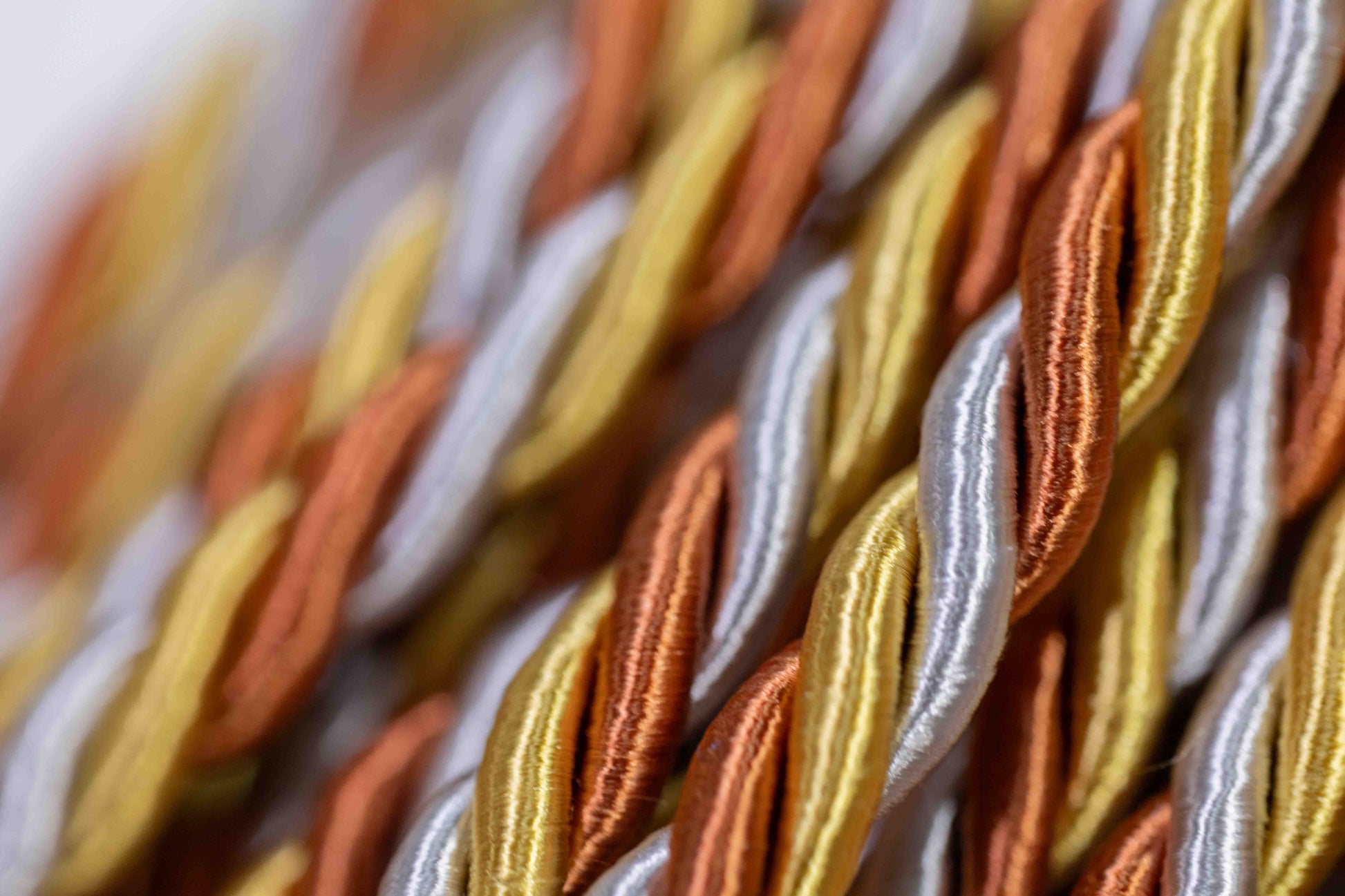 COPPER, OLD GOLD, SILVER GRADUATION CORD, HONOR CORD