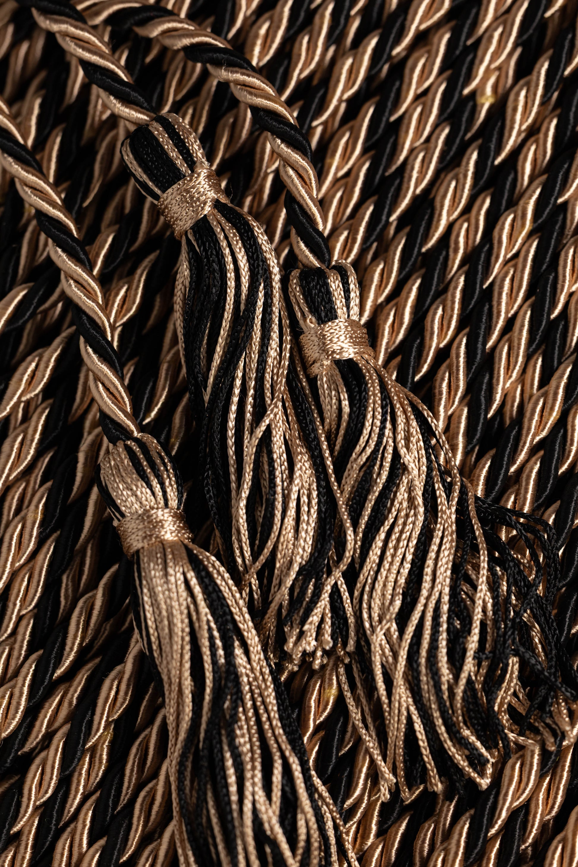 Drab, Drab, Black Graduation Honor Cord