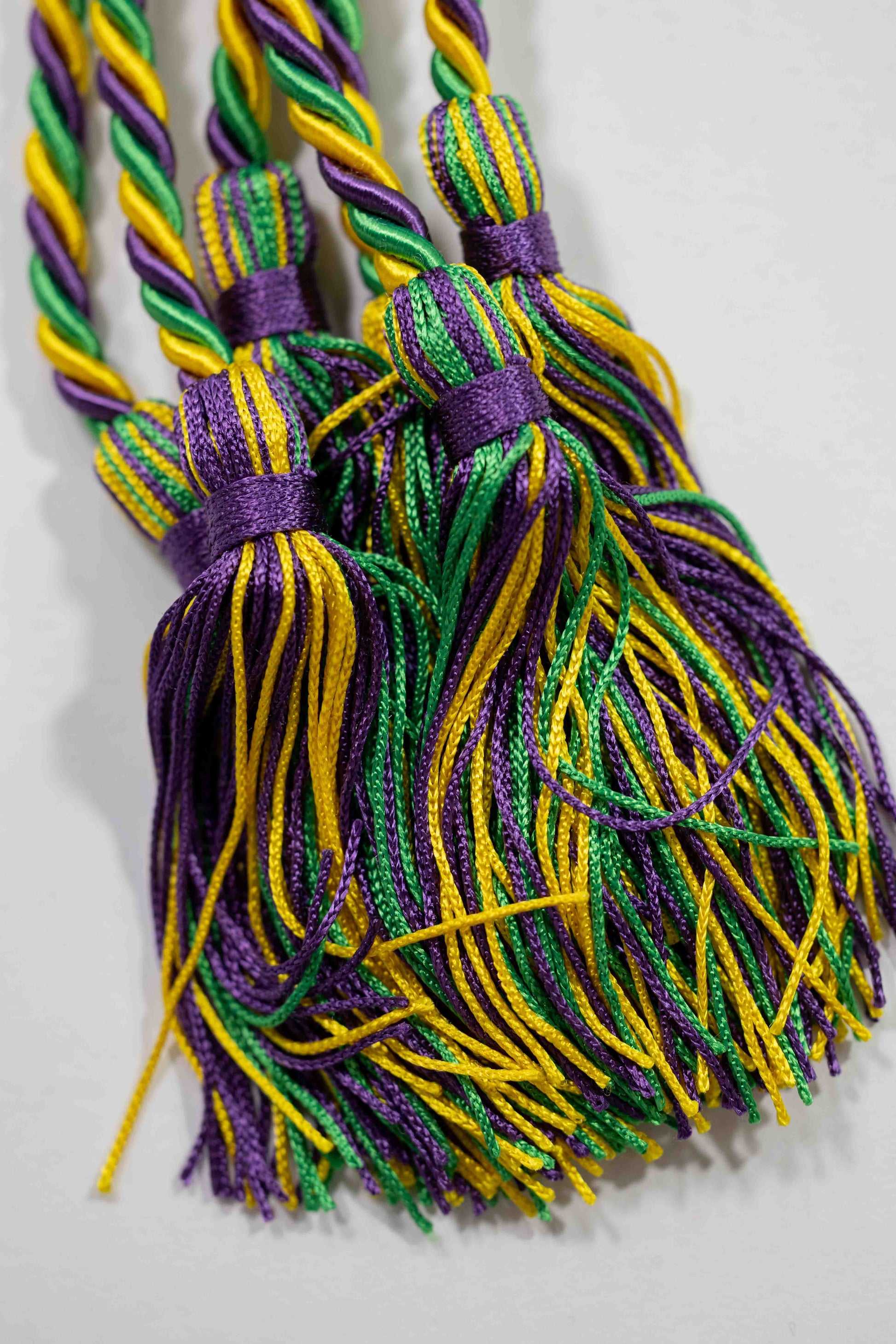 EMERALD, GOLD, PURPLE GRADUATION CORD, HONOR CORD
