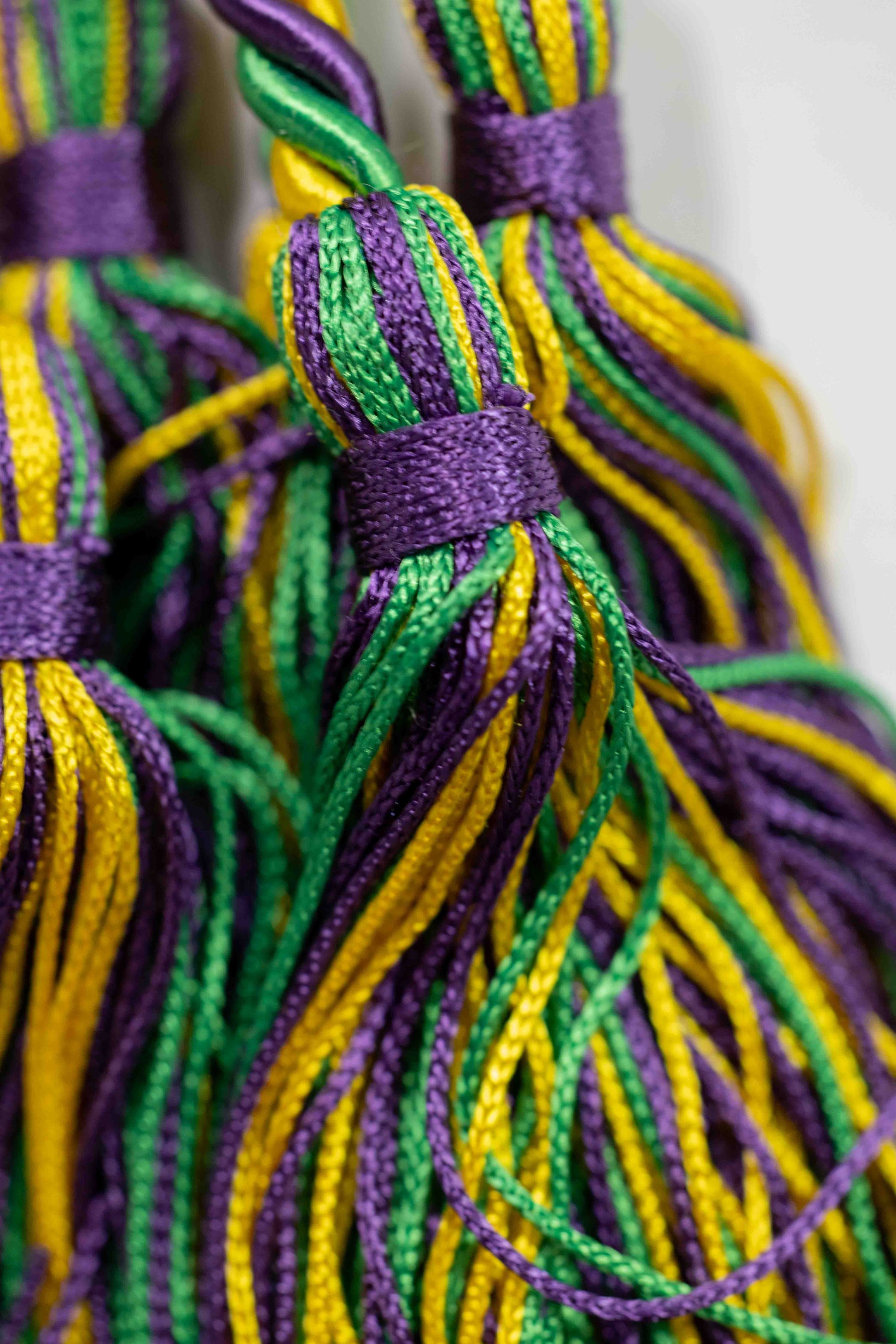 EMERALD, GOLD, PURPLE GRADUATION CORD, HONOR CORD
