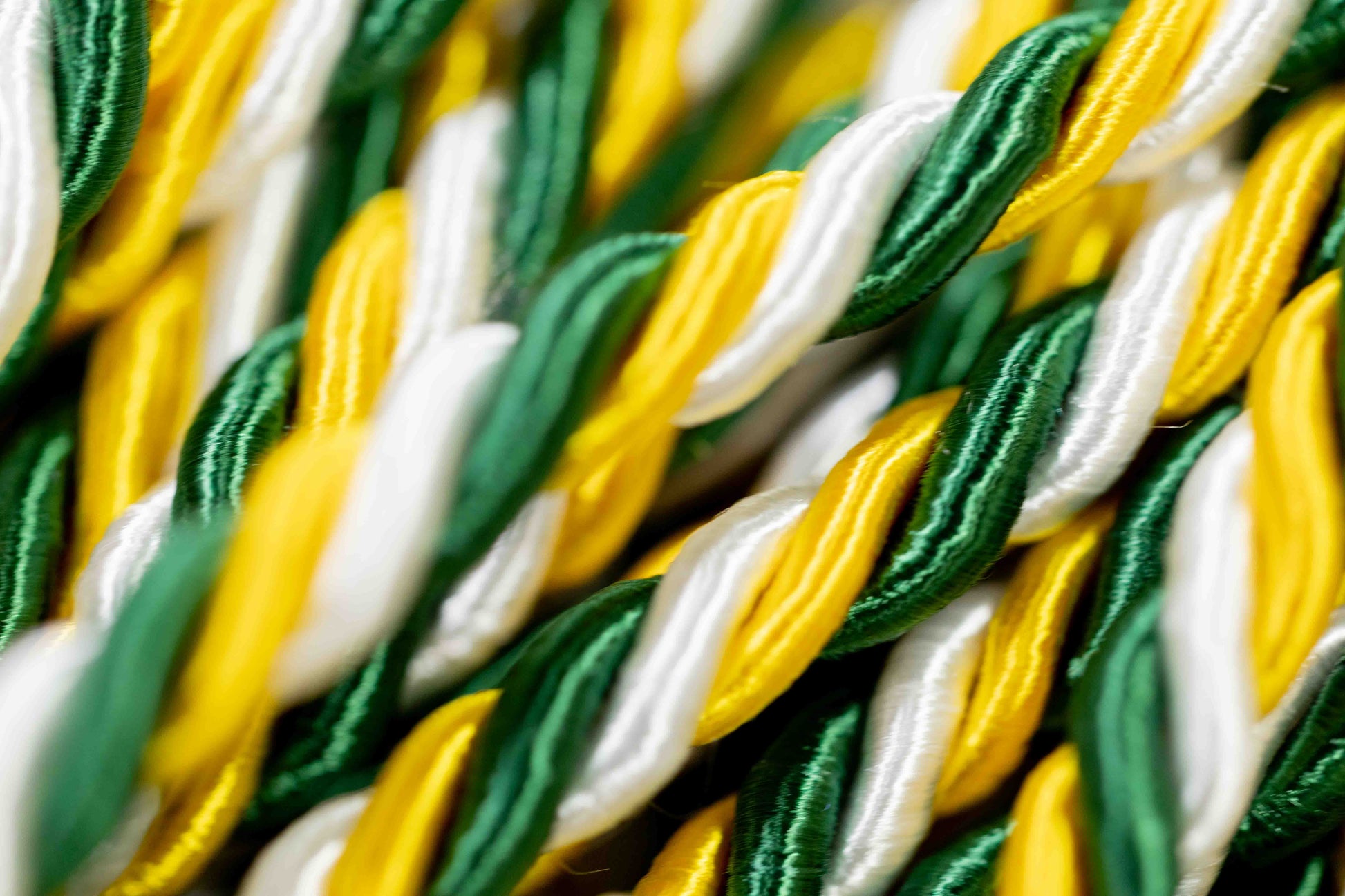 GOLD, GREEN, WHITE GRADUATION CORD, HONOR CORD