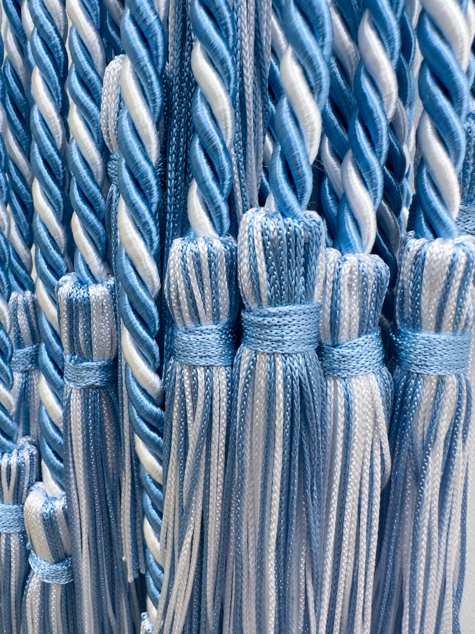 Columbia Blue, Columbia Blue, White Graduation cord, Honor Cord | Columbia Blue University