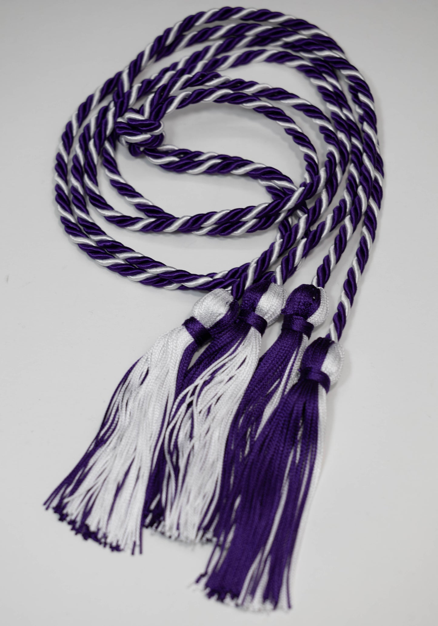 Purple,purple, white honor cord SWE