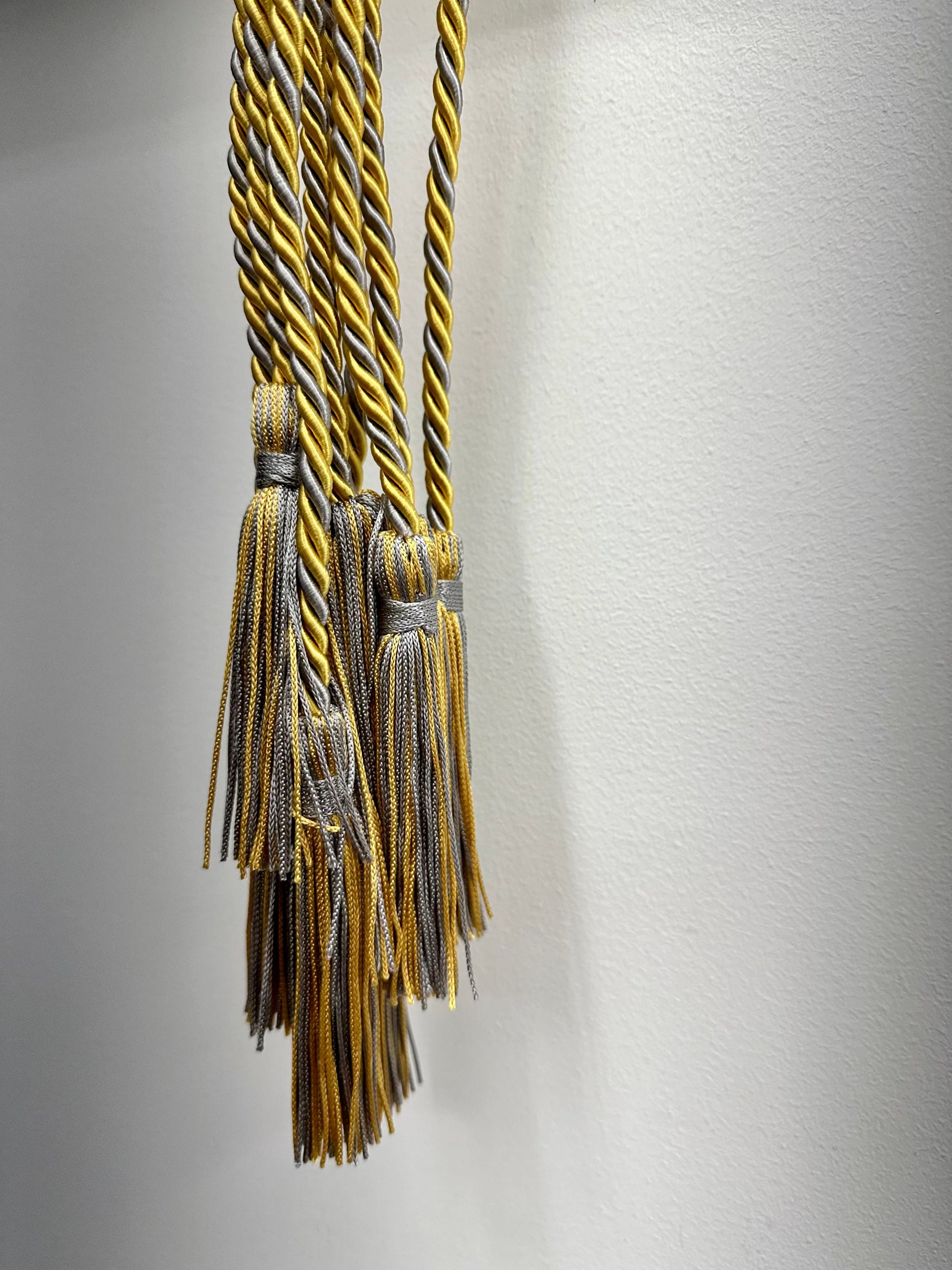 Antique Gold, Antique Gold, Platinum Graduation Honor Cord