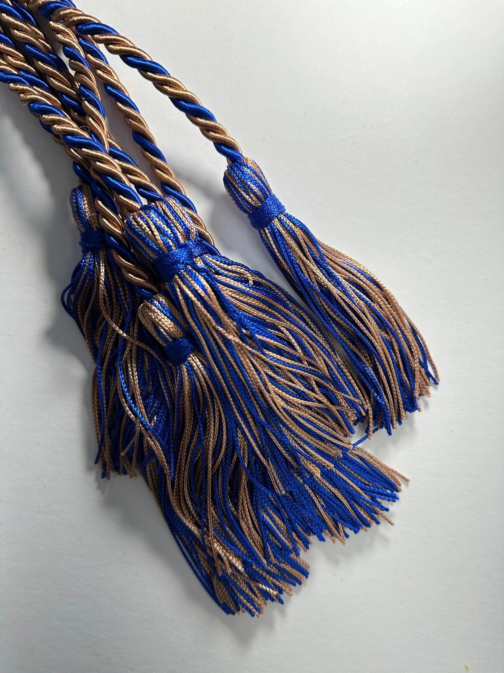 Drab, Drab, Royal Blue Graduation Cord Honor Cords