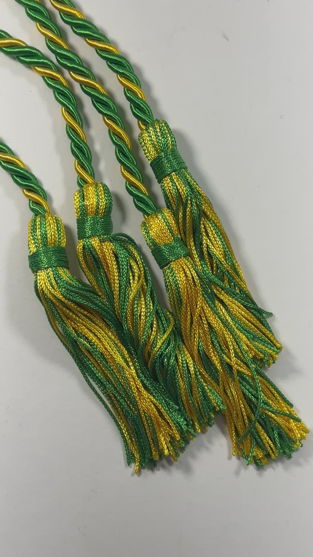 Emerald, Emerald, Gold Graduation cord, Honor Cord