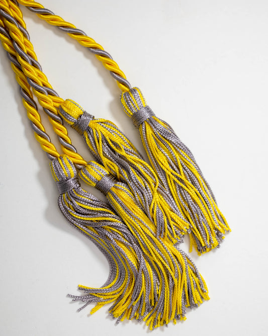 gold and silver honor cord