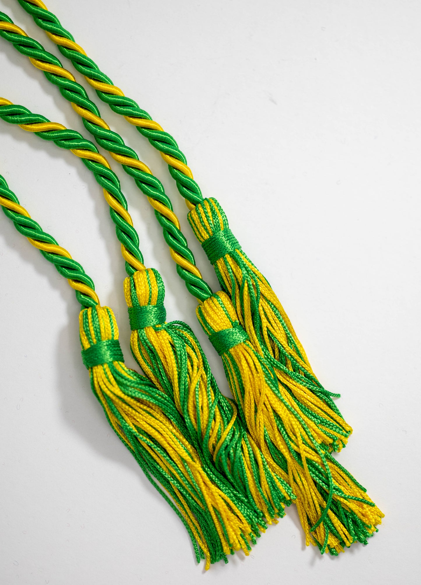 Neon  Green, Bright Yellow Graduation cord, Honor Cord