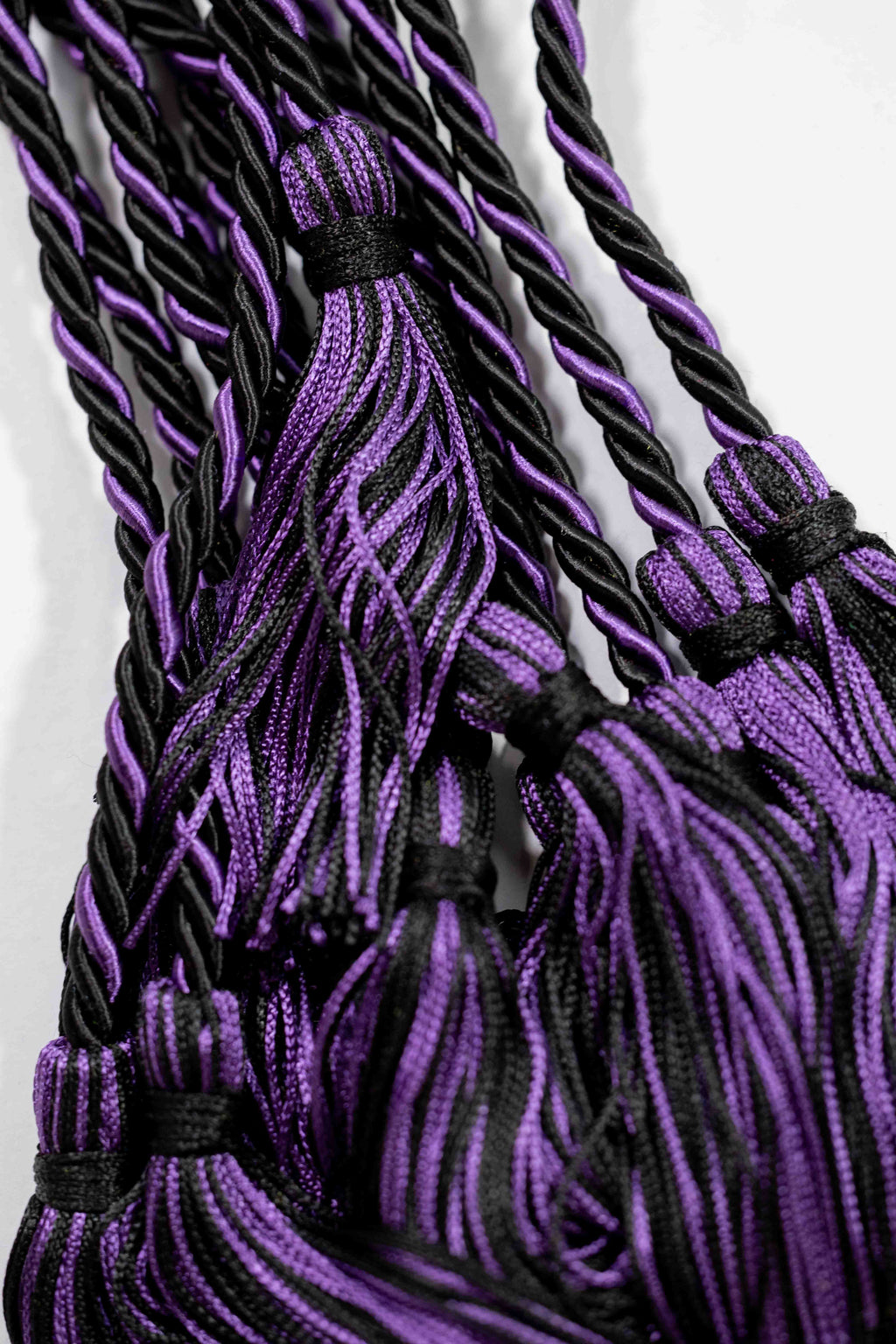 BLACK, BLACK, PURPLE GRADUATION CORD, HONOR CORD
