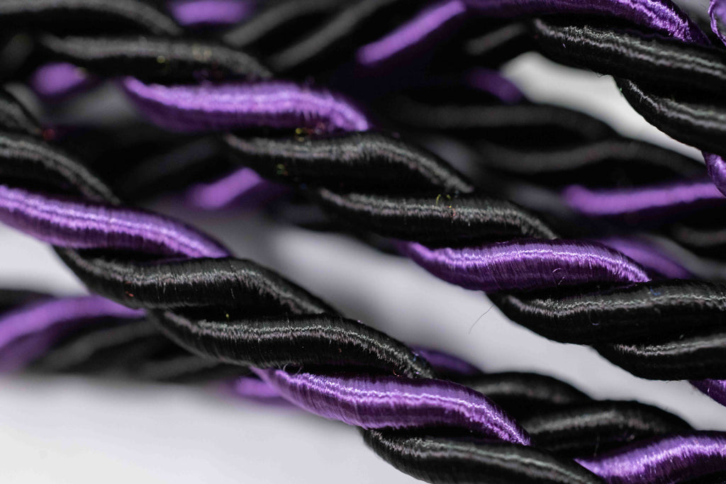 BLACK, BLACK, PURPLE GRADUATION CORD, HONOR CORD