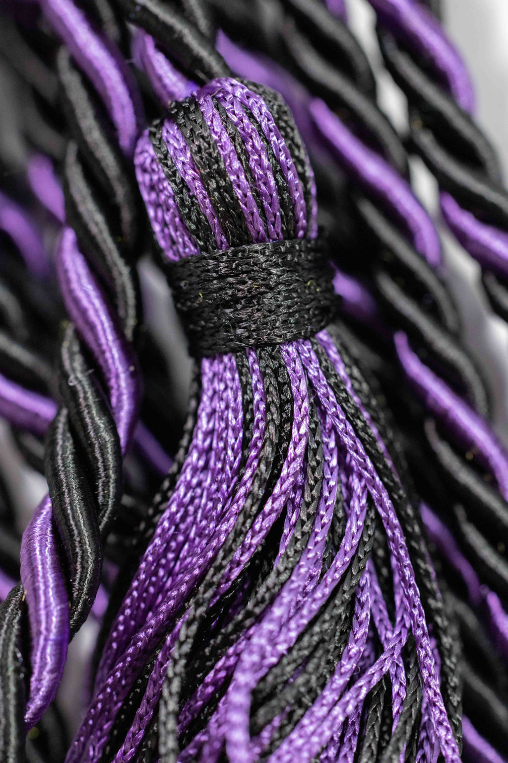 BLACK, BLACK, PURPLE GRADUATION CORD, HONOR CORD