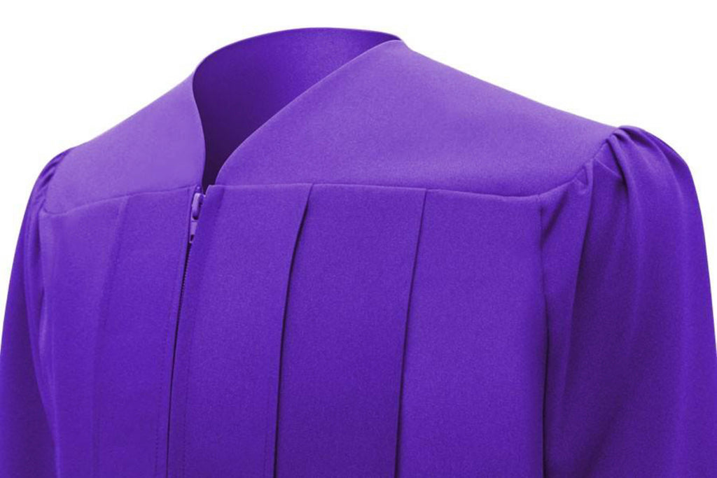 Purple Graduation Bachelors Cap & Gown - College & University