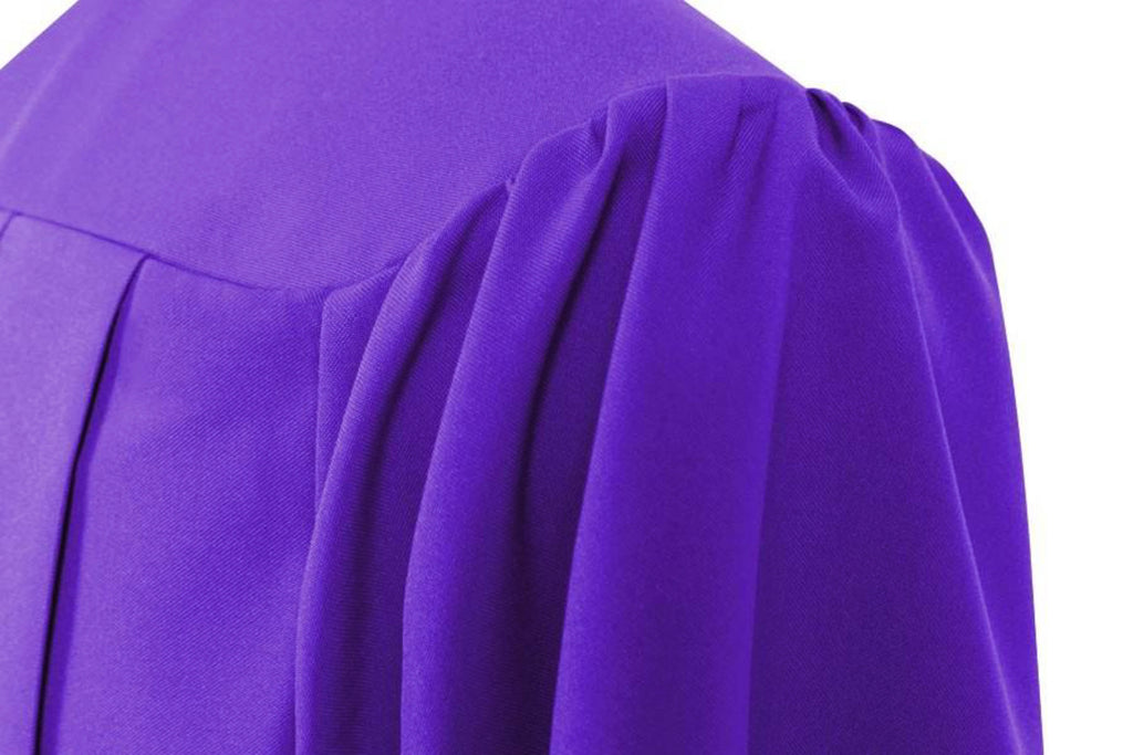 Purple Graduation Bachelors Cap & Gown - College & University