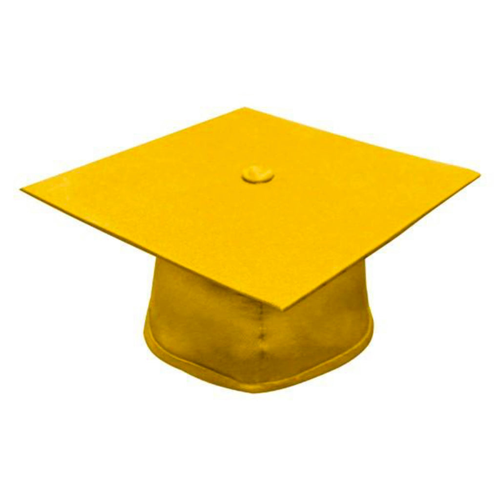 Matte Yellow Graduation Bachelors Cap & Gown - College & University