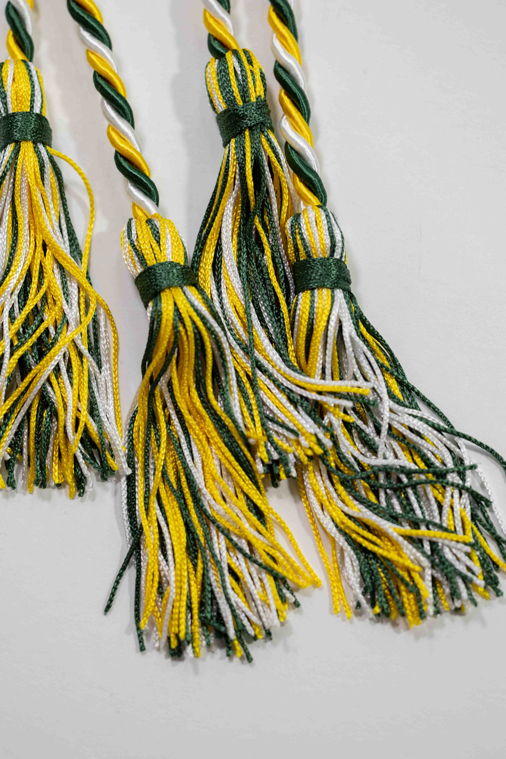 GOLD, HUNTER GREEN, WHITE GRADUATION CORD, HONOR CORD