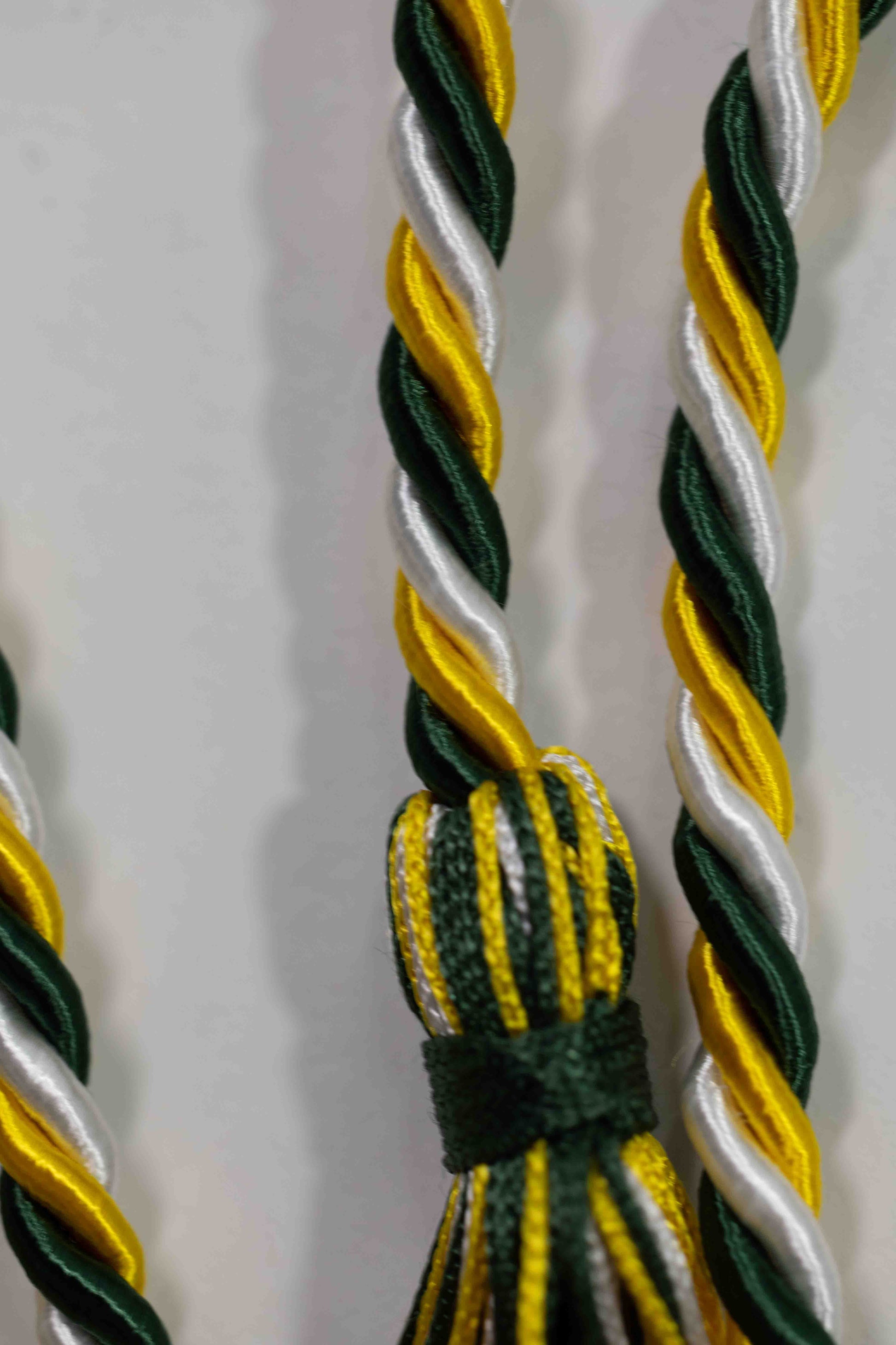 GOLD, HUNTER GREEN, WHITE GRADUATION CORD, HONOR CORD