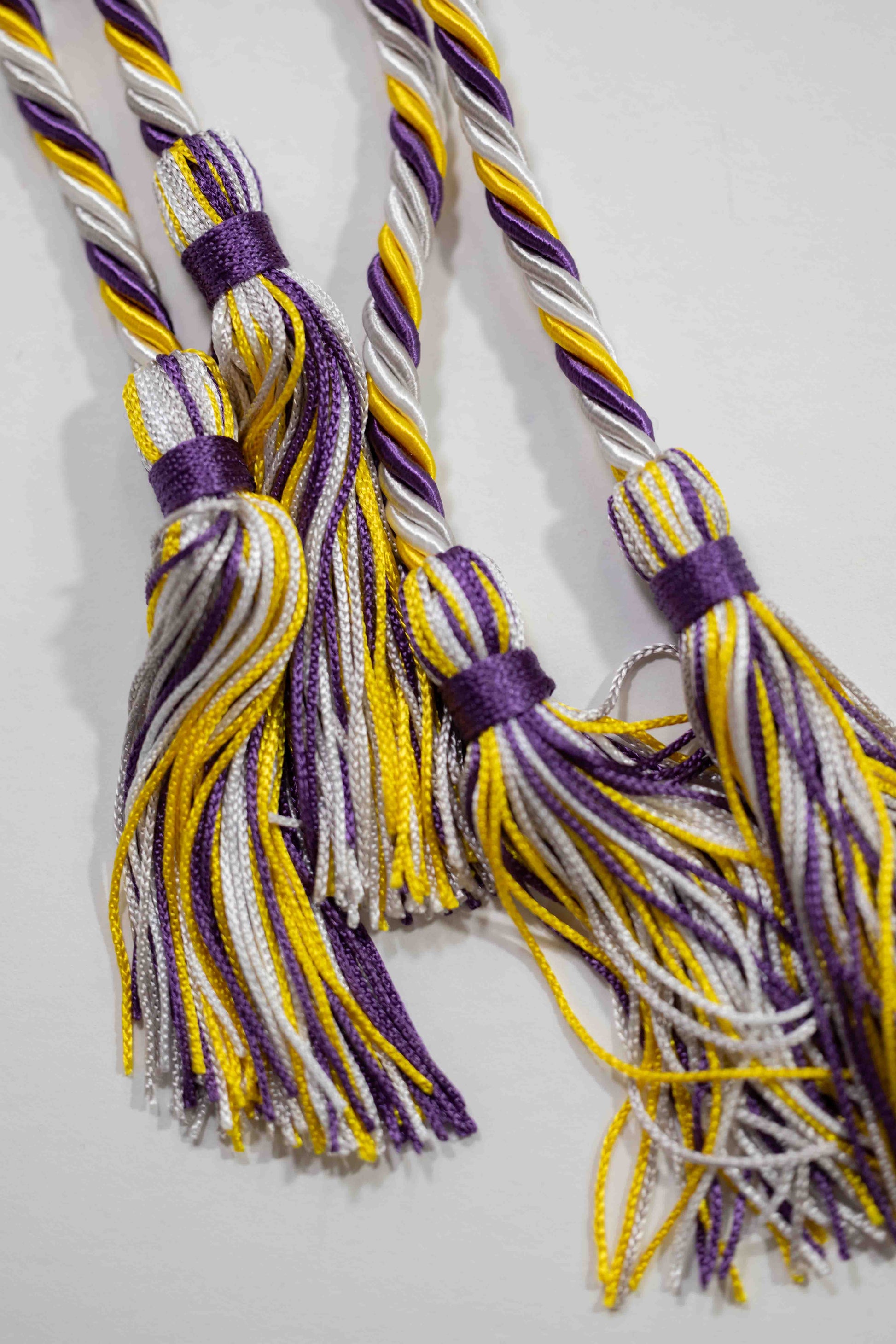 GOLD, PURPLE, SILVER, WHITE GRADUATION CORD, HONOR CORD