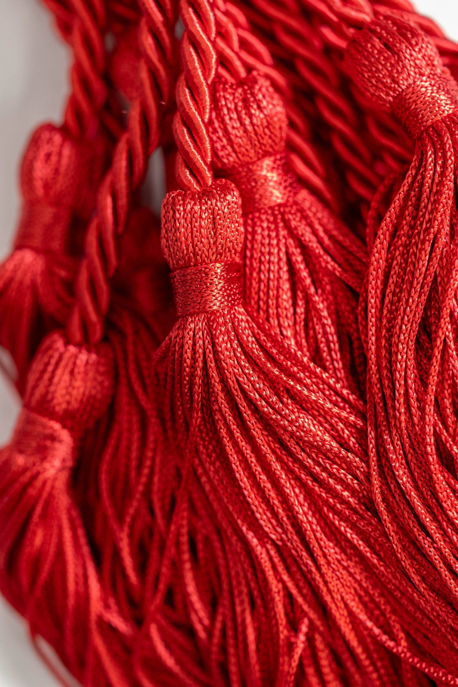 RED GRADUATION CORD, HONOR CORD SOLID
