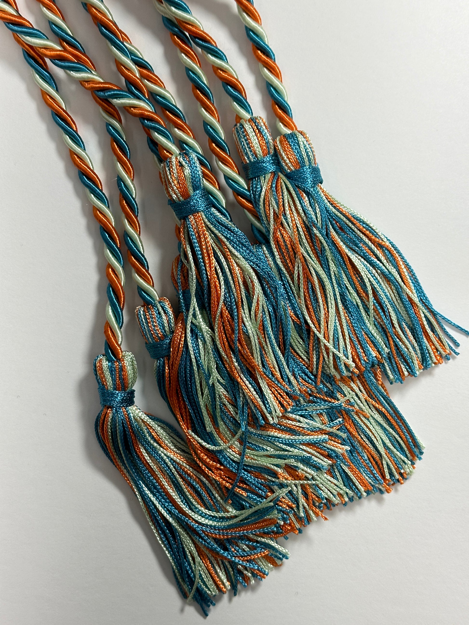 MING BLUE, MINT, ORANGE GRADUATION CORD, HONOR CORD