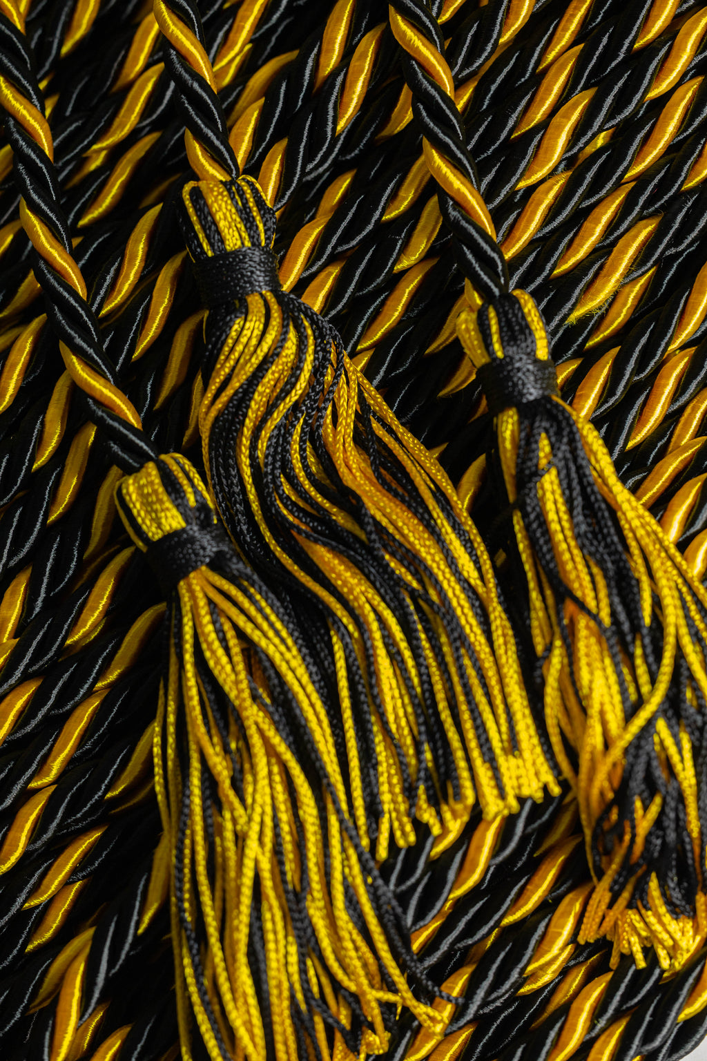 BLACK, BLACK, GOLD GRADUATION CORD, HONOR CORD (Copy)