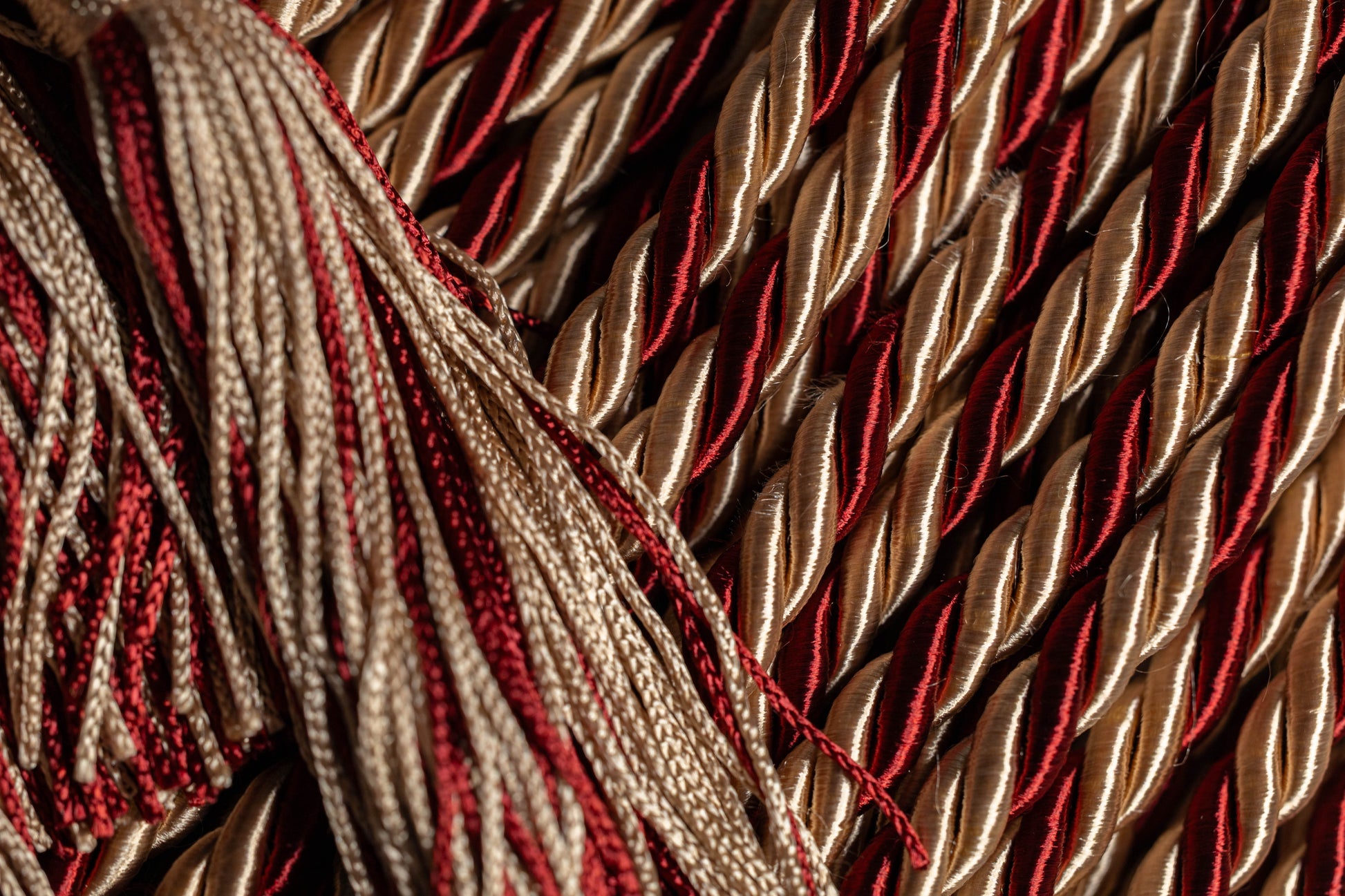 DRAB, DRAB, MAROON GRADUATION CORD, HONOR CORD