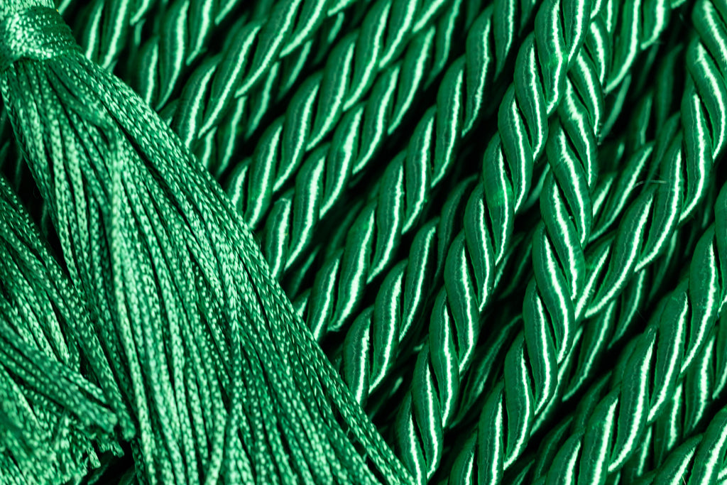 GREEN GRADUATION CORD, HONOR CORD SOLID