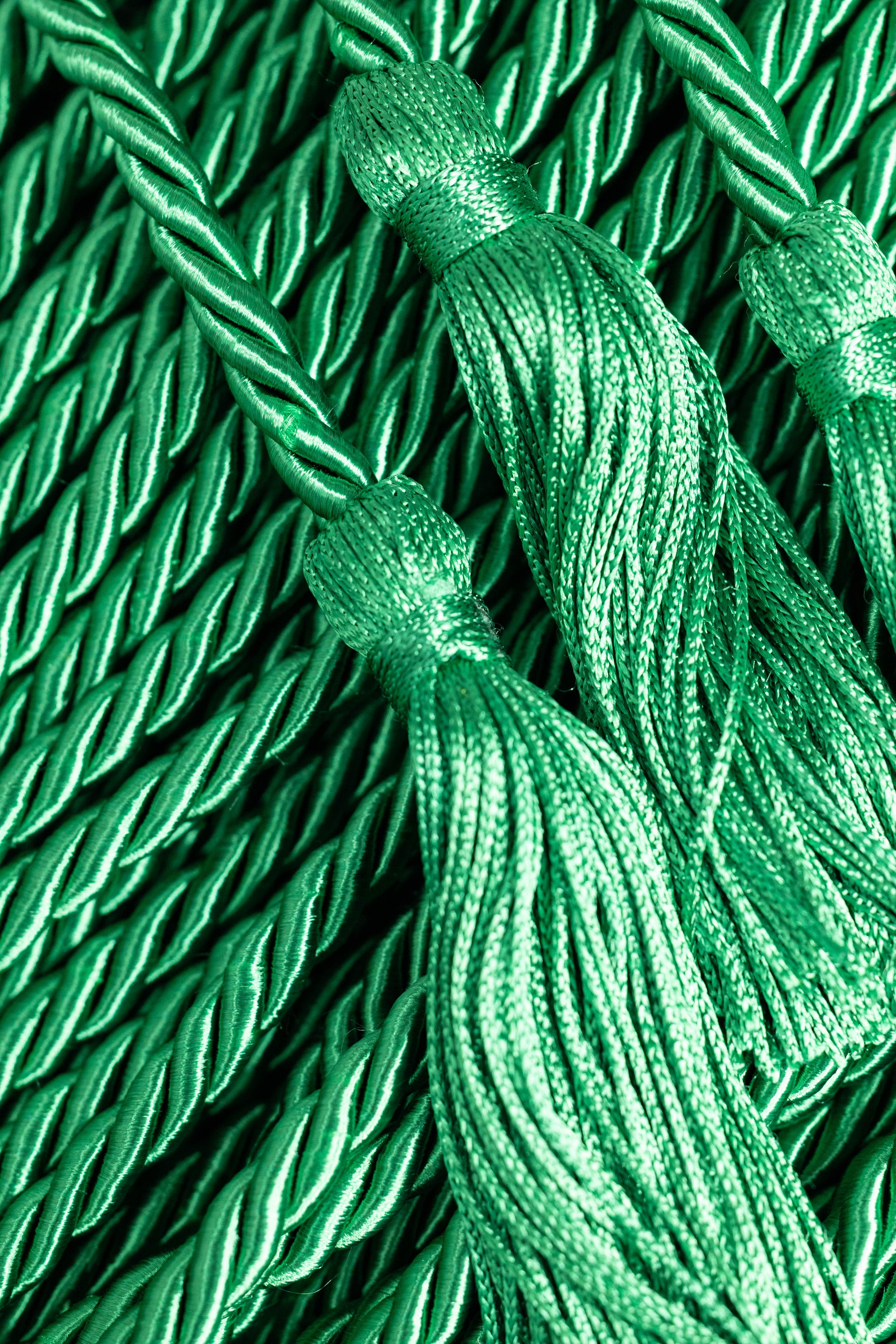 GREEN GRADUATION CORD, HONOR CORD SOLID