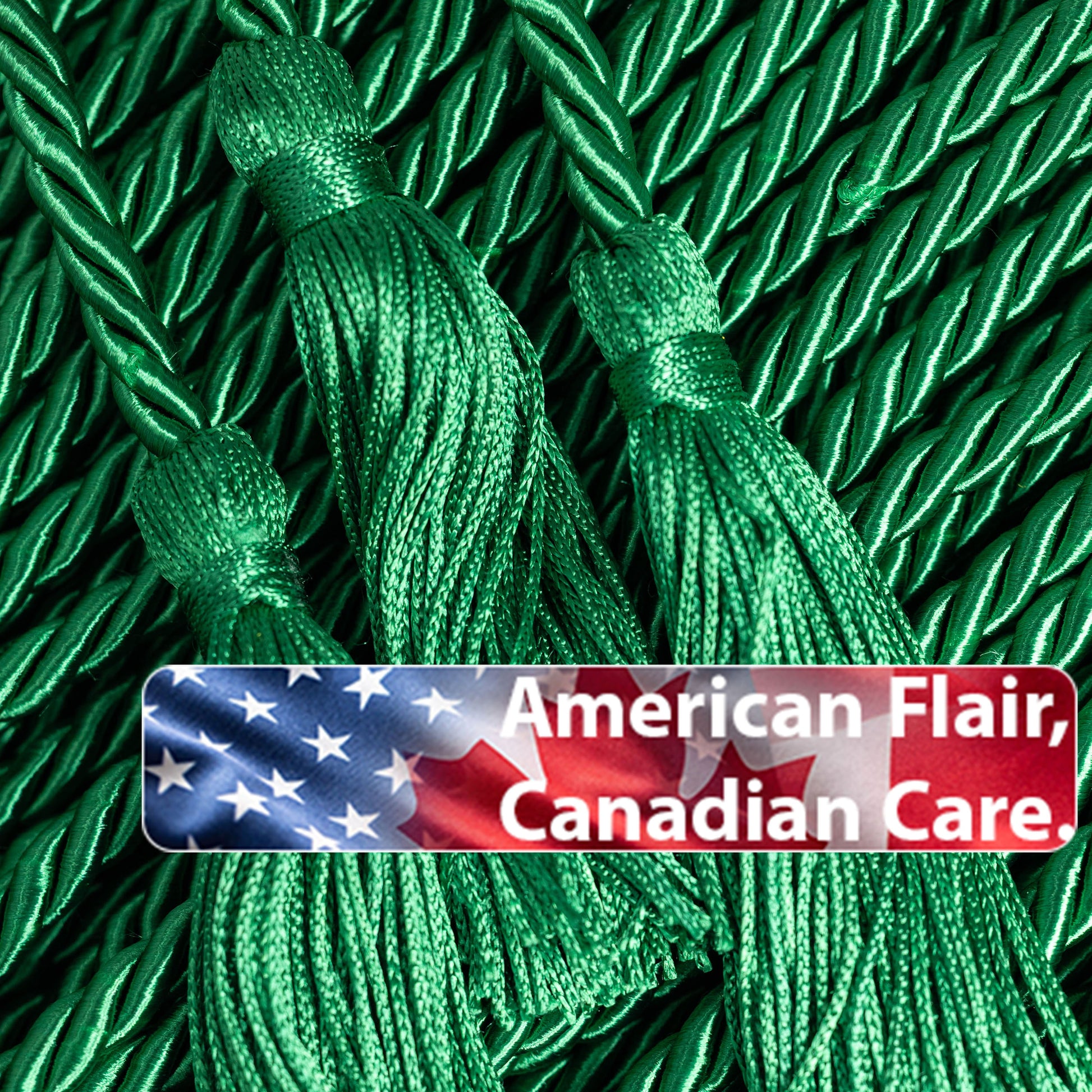 GREEN GRADUATION CORD, HONOR CORD SOLID
