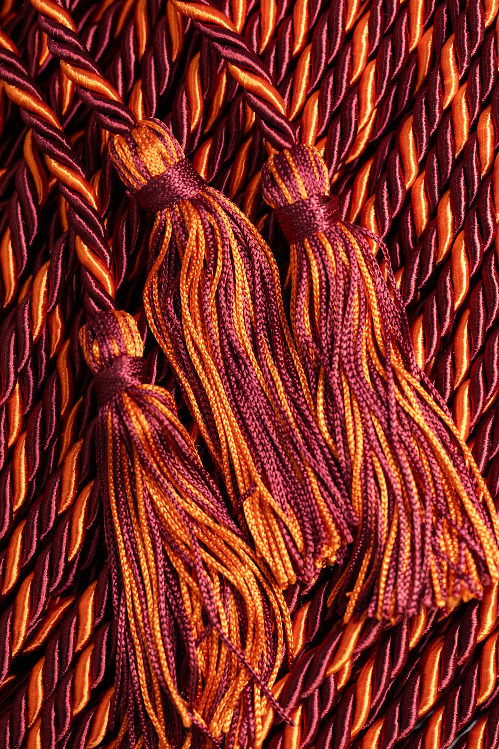 MAROON #4, MAROON, ORANGE GRADUATION CORD, HONOR CORD