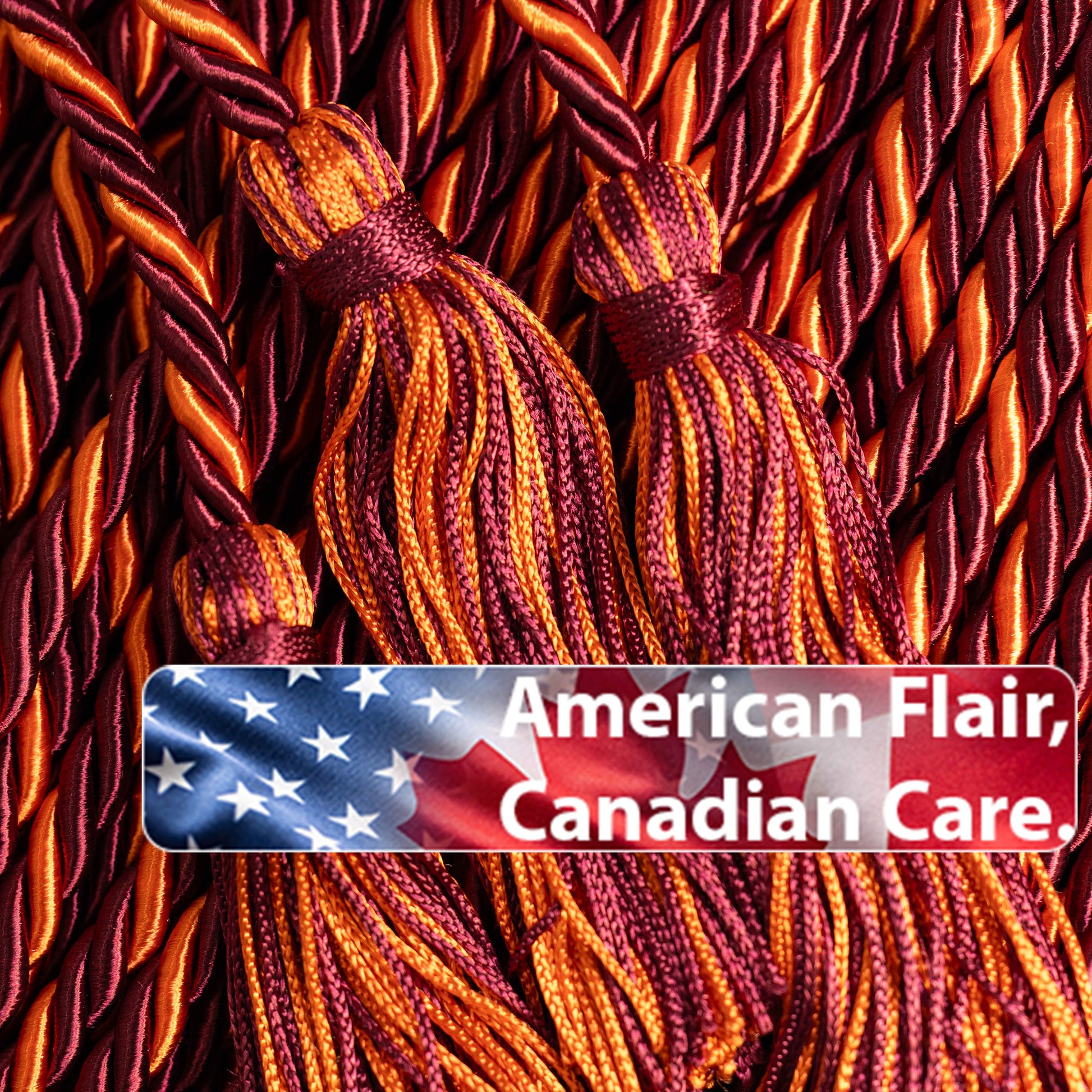 MAROON #4, MAROON, ORANGE GRADUATION CORD, HONOR CORD