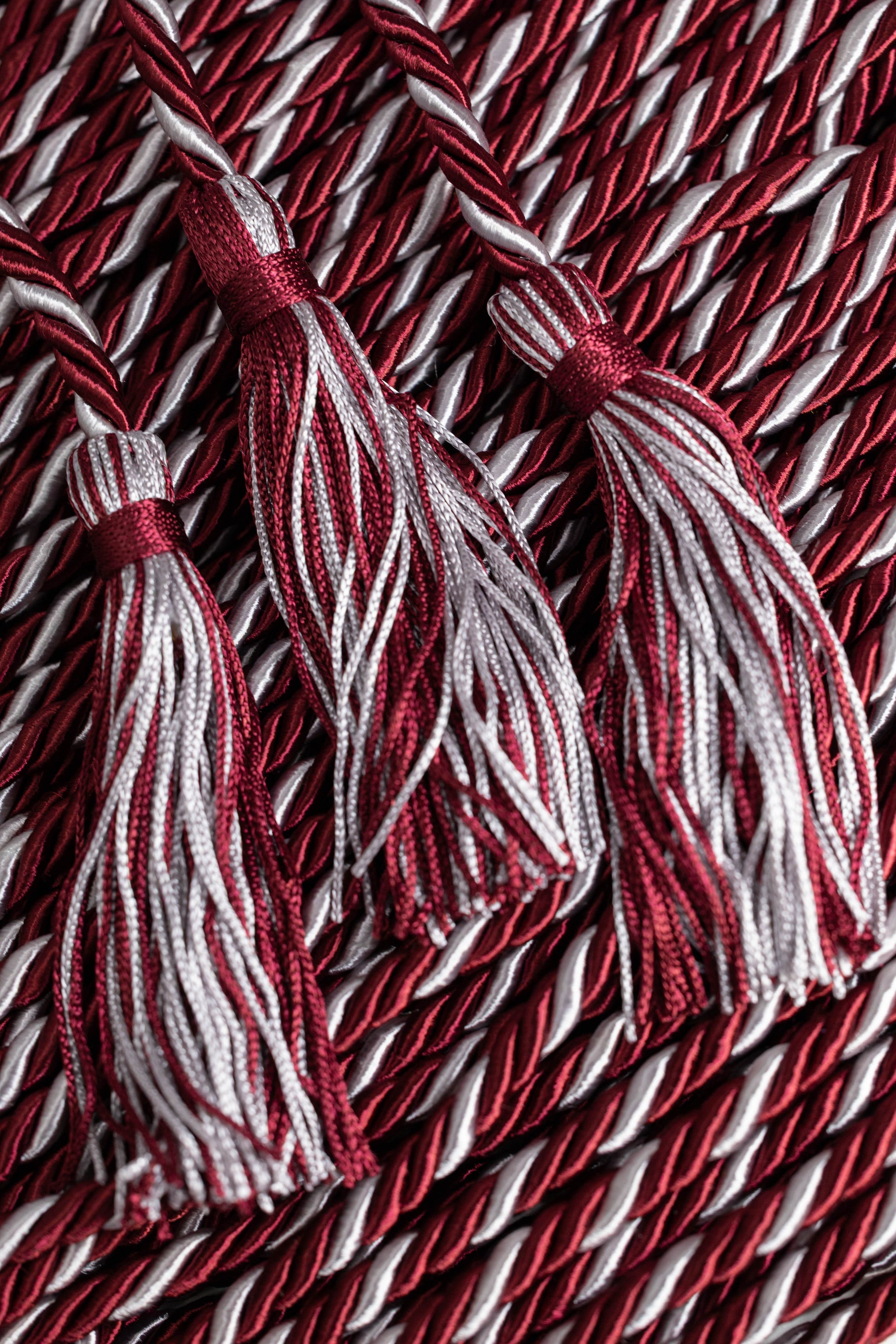 MAROON #4, MAROON, SILVER, GOLD GRADUATION CORD, HONOR CORD (Copy)