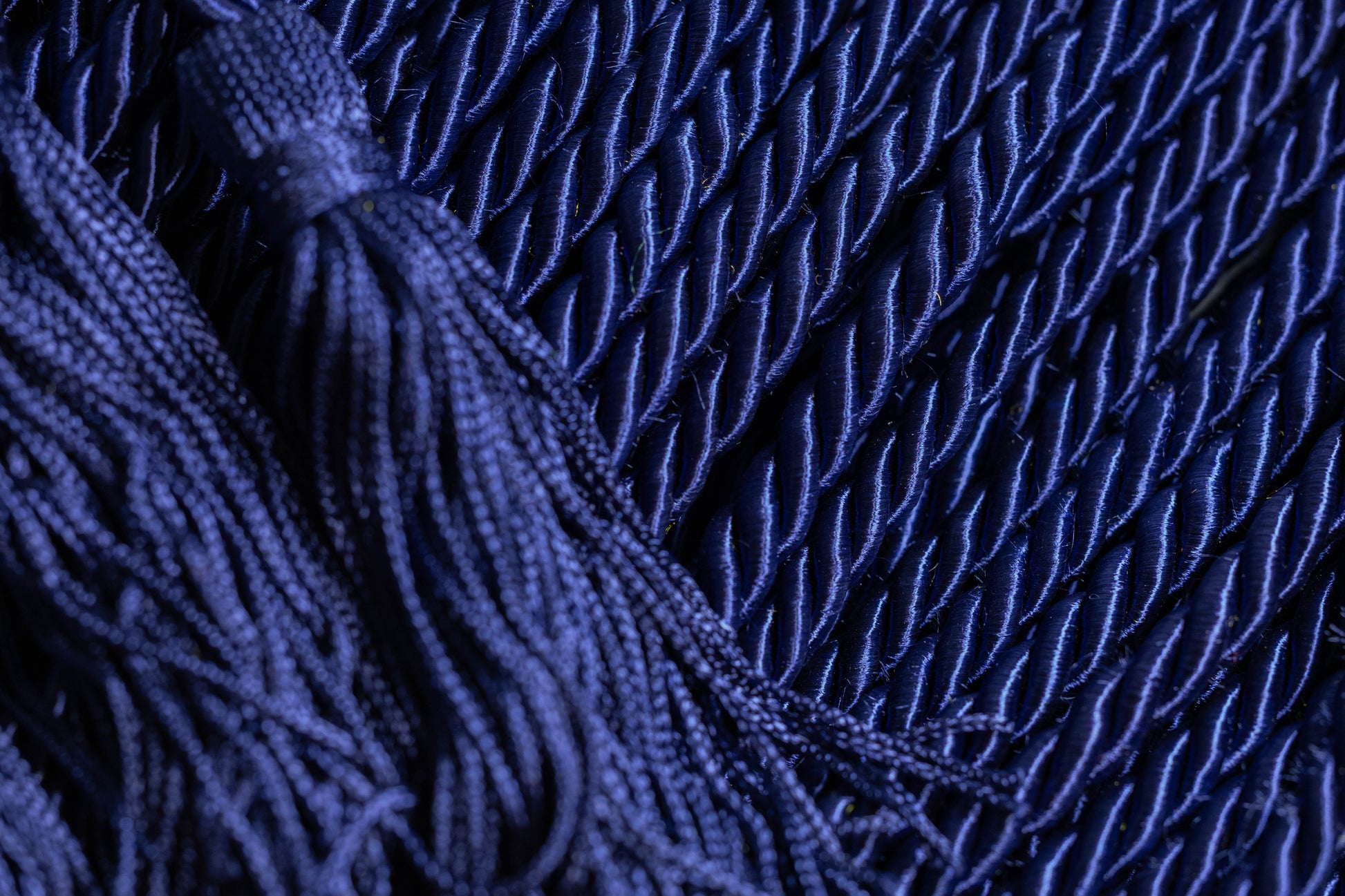 NAVY GRADUATION CORD, HONOR CORD SOLID