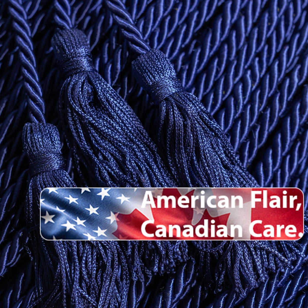 NAVY GRADUATION CORD, HONOR CORD SOLID