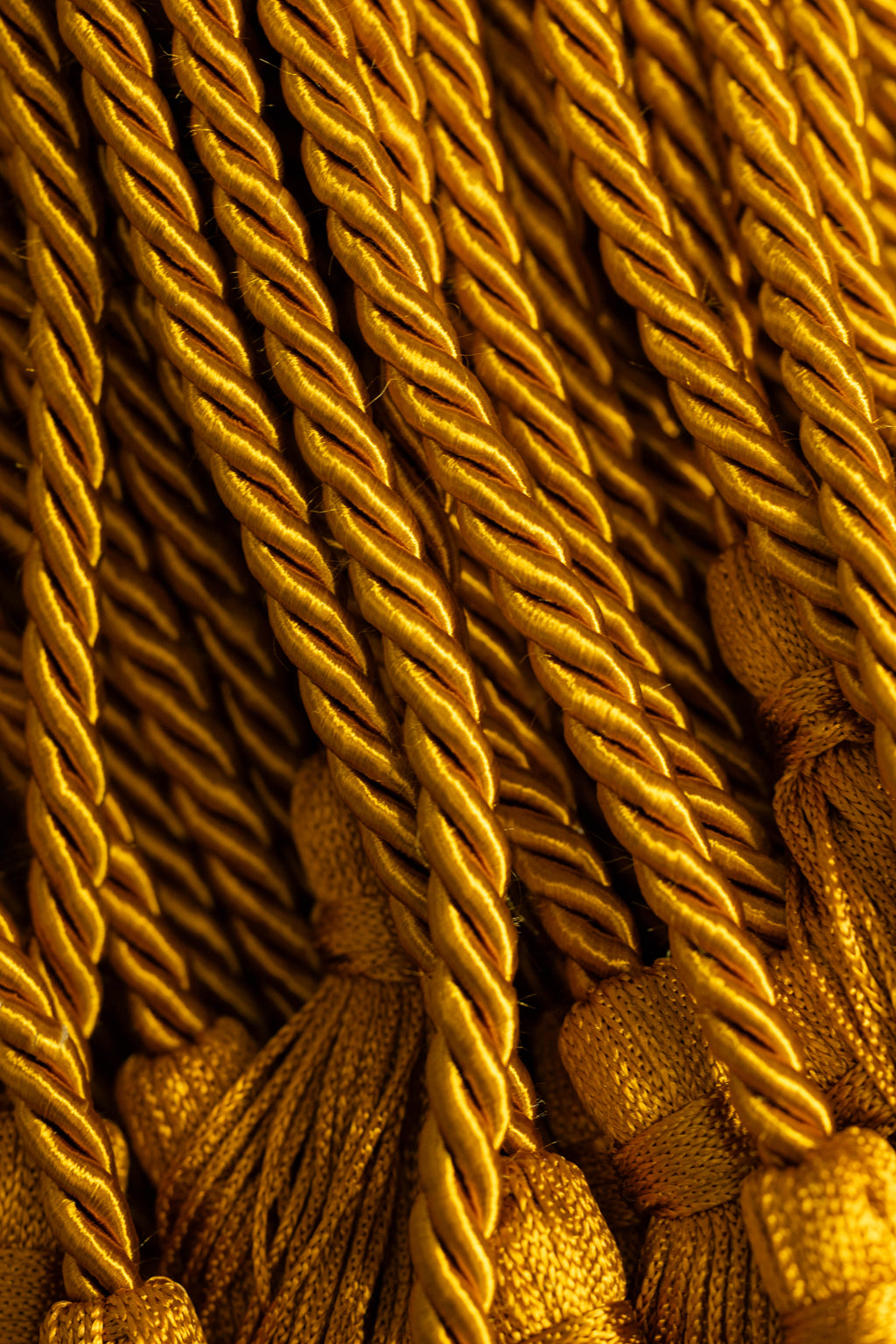 OLD GOLD GRADUATION CORD, HONOR CORD SOLID