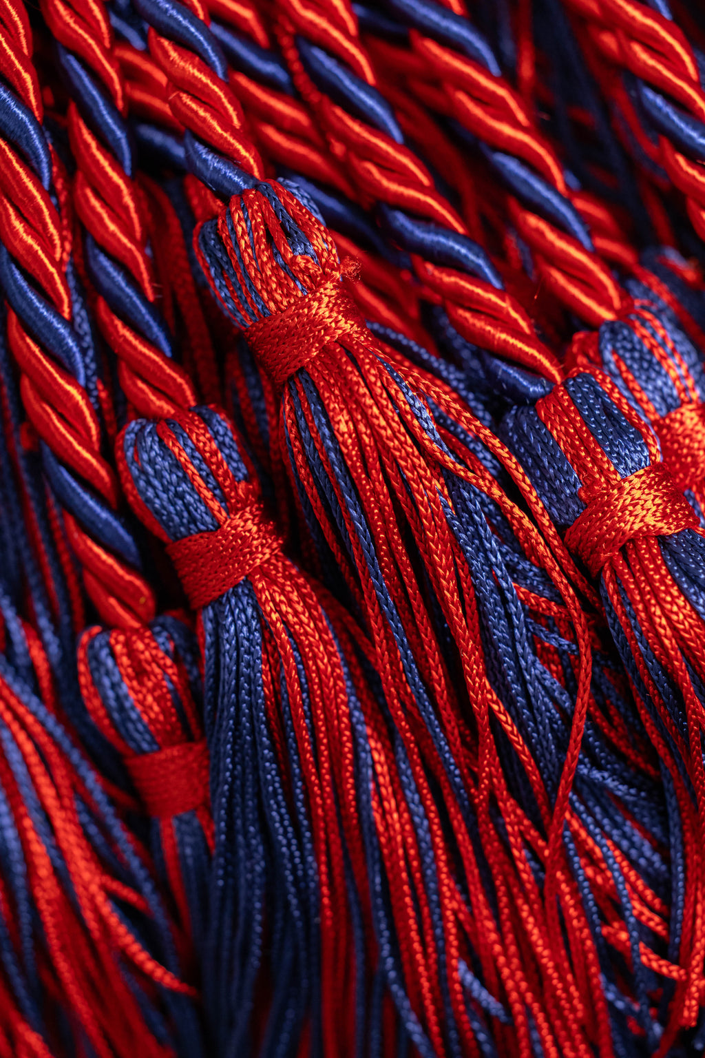 RED, RED, NAVY GRADUATION CORD, HONOR CORD