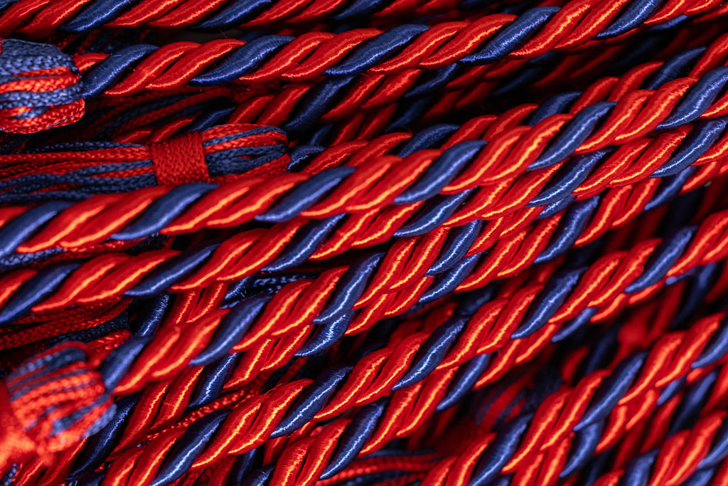 RED, RED, NAVY GRADUATION CORD, HONOR CORD