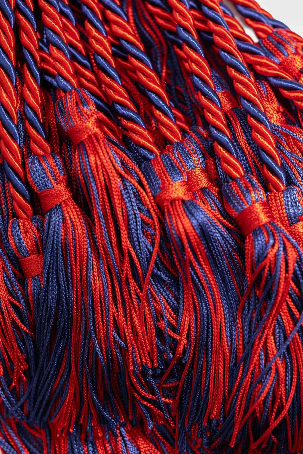 RED, RED, NAVY GRADUATION CORD, HONOR CORD