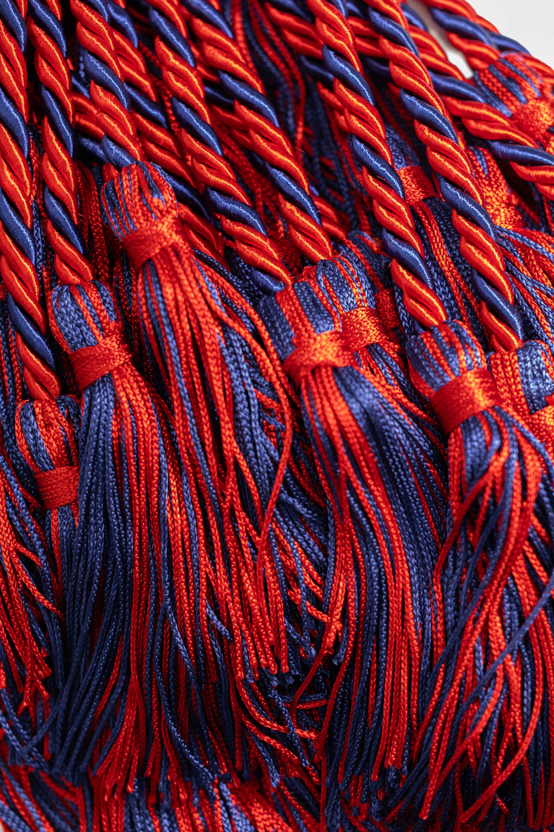 RED, RED, NAVY GRADUATION CORD, HONOR CORD