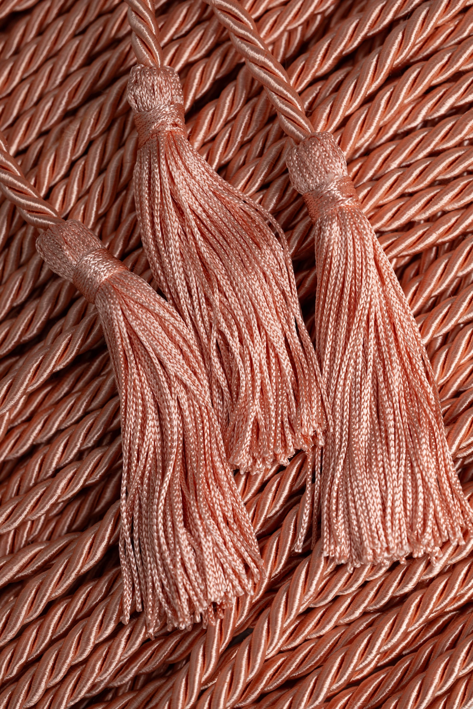 SALMON GRADUATION CORD, HONOR CORD SOLID