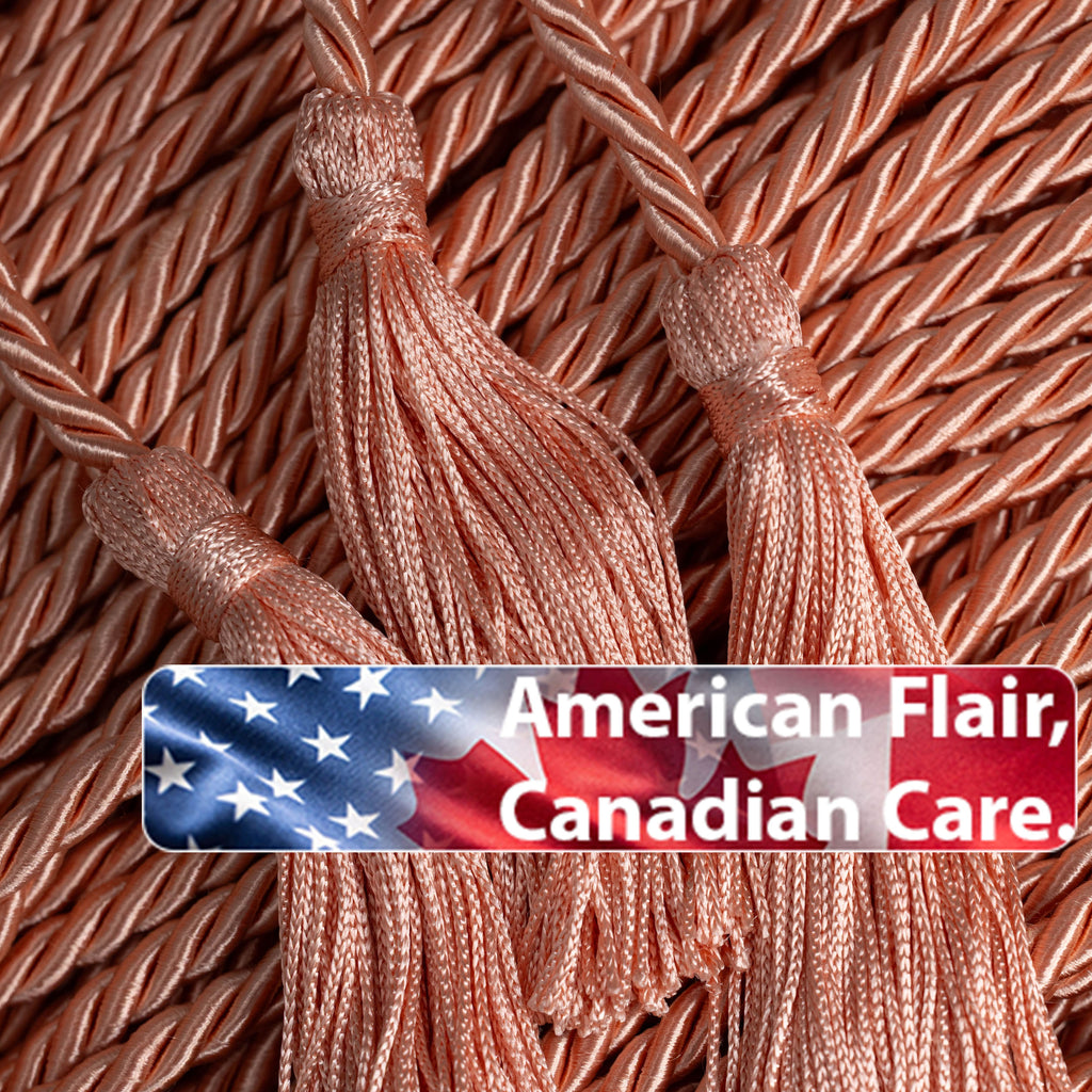 SALMON GRADUATION CORD, HONOR CORD SOLID