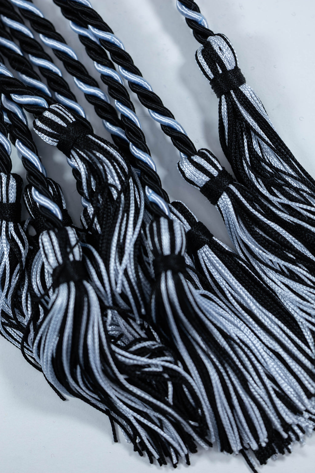 Black, Black, Light Blue Graduation cord, Honor Cord