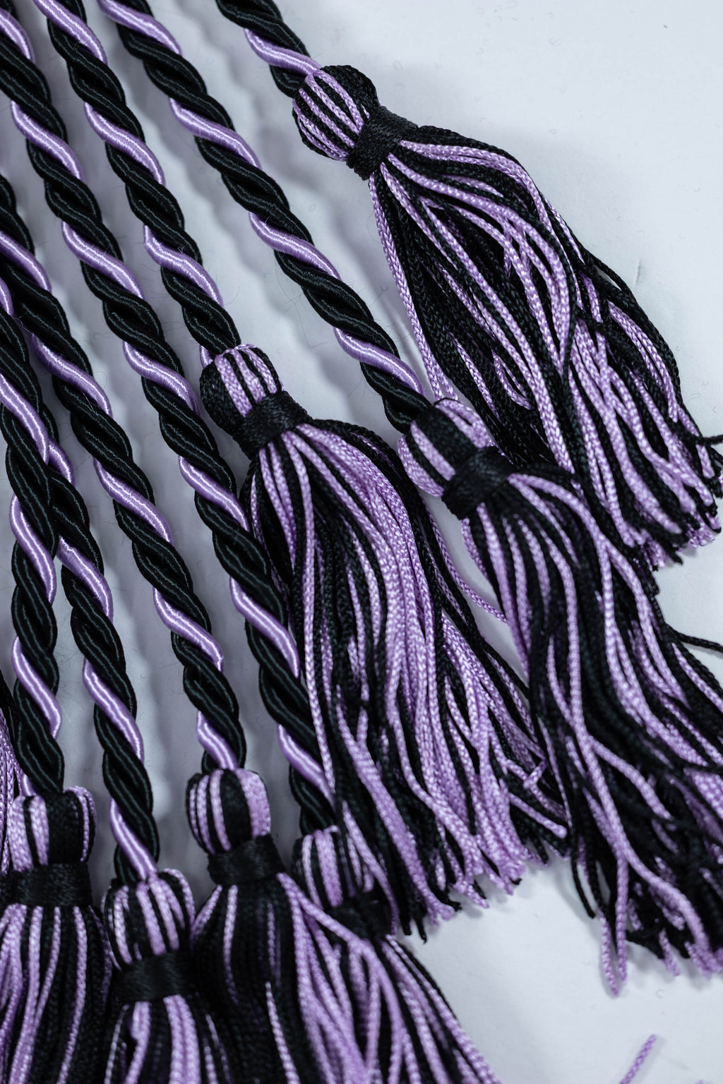 BLACK, BLACK, LILAC GRADUATION CORD, HONOR CORD