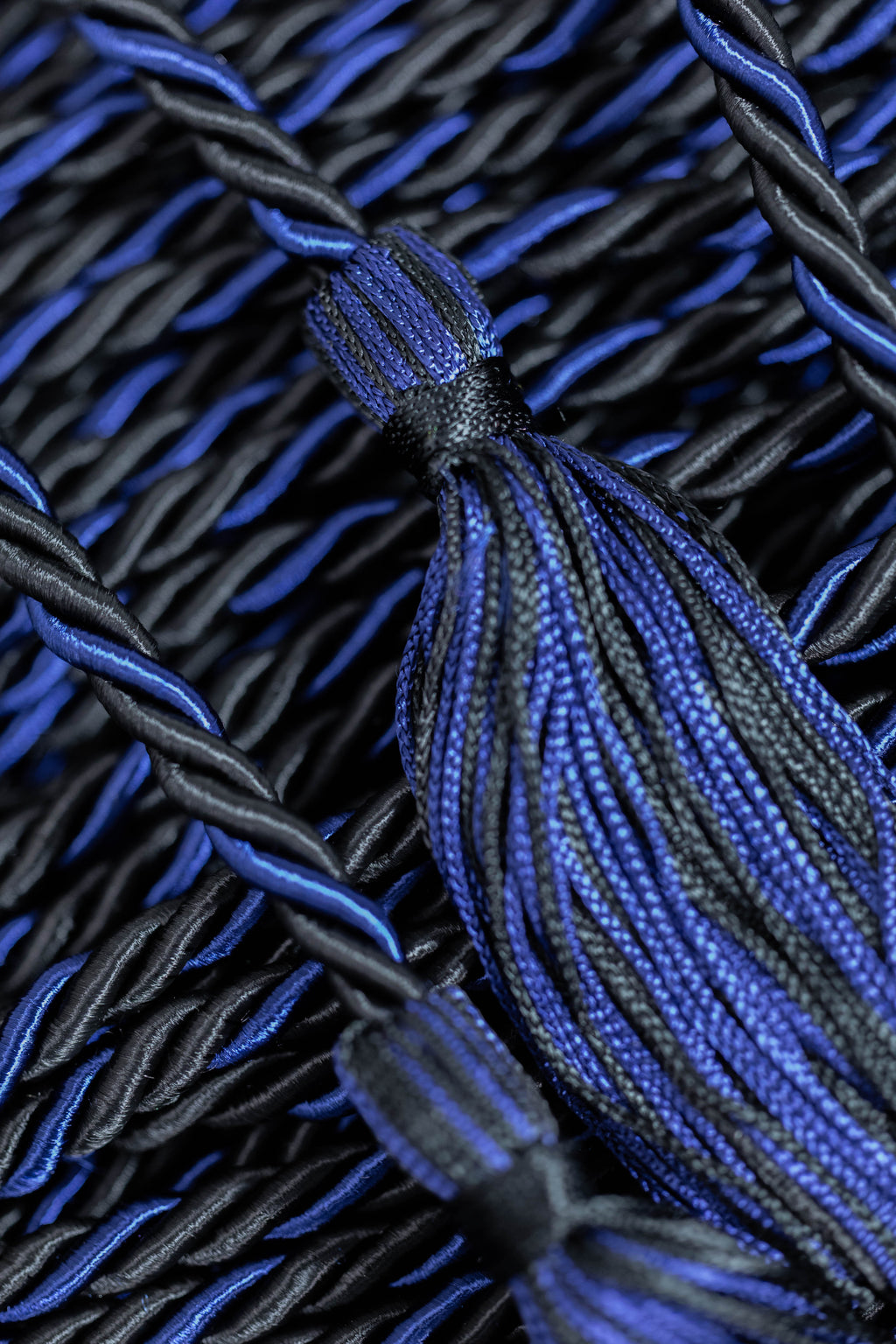BLACK, BLACK, NAVY GRADUATION CORD, HONOR CORD