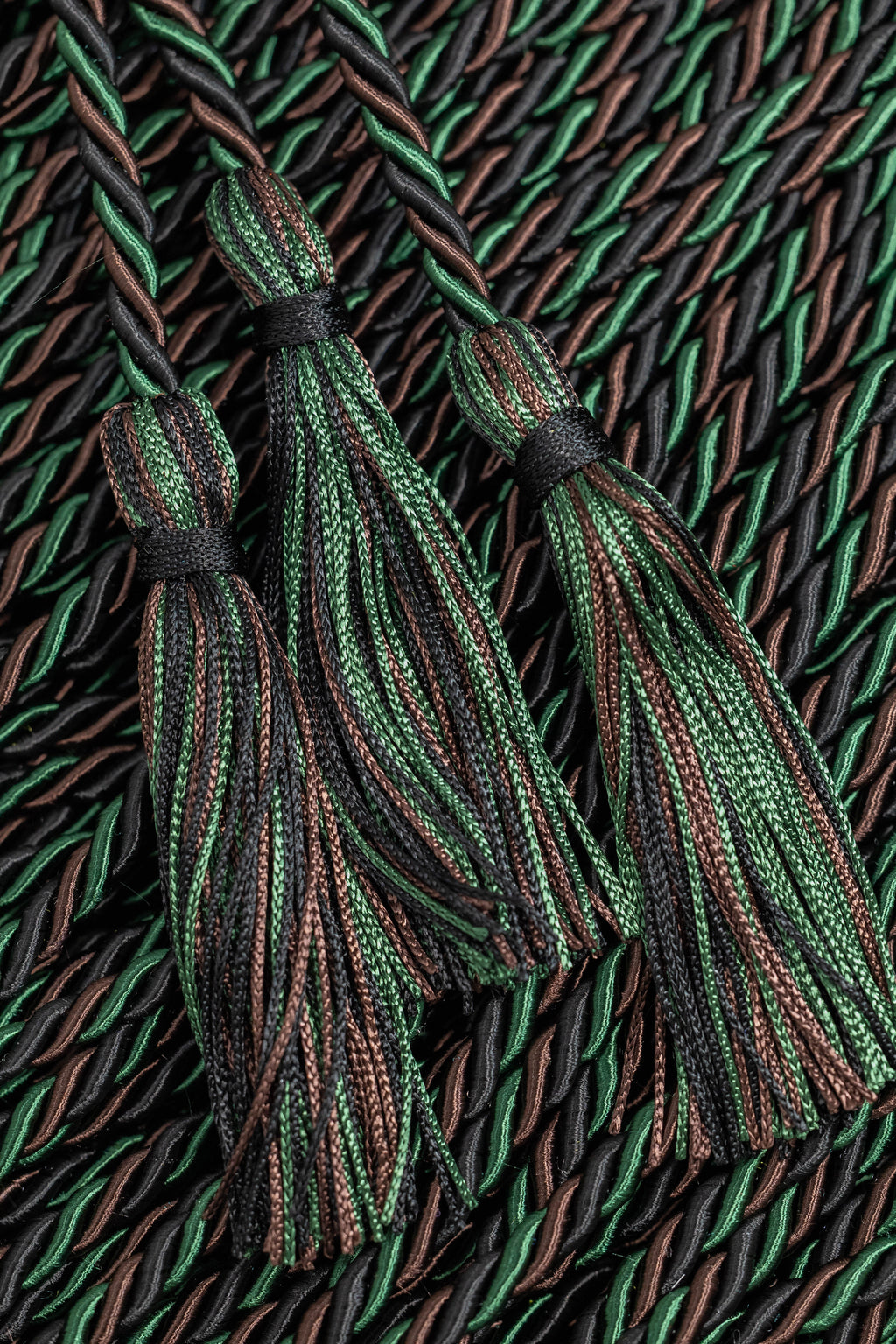 BLACK, BROWN, GREEN GRADUATION CORD, HONOR CORD | ARMY CAMO