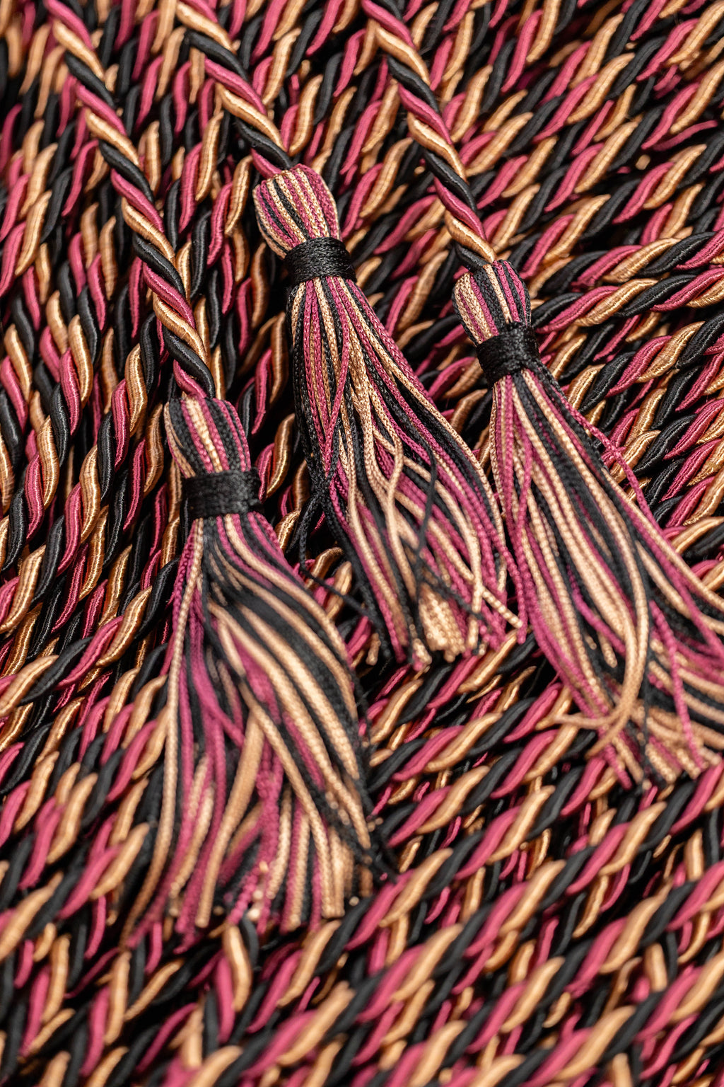 BLACK, BURGUNDY, DRAB GRADUATION CORD, HONOR CORD